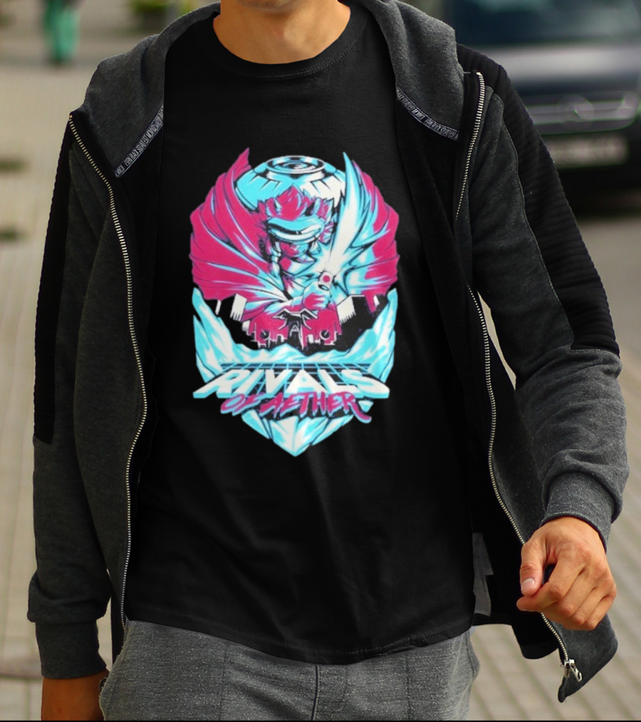 Rivals Of Aether 2 Clarien Vibrant Neon Wings T-Shirt