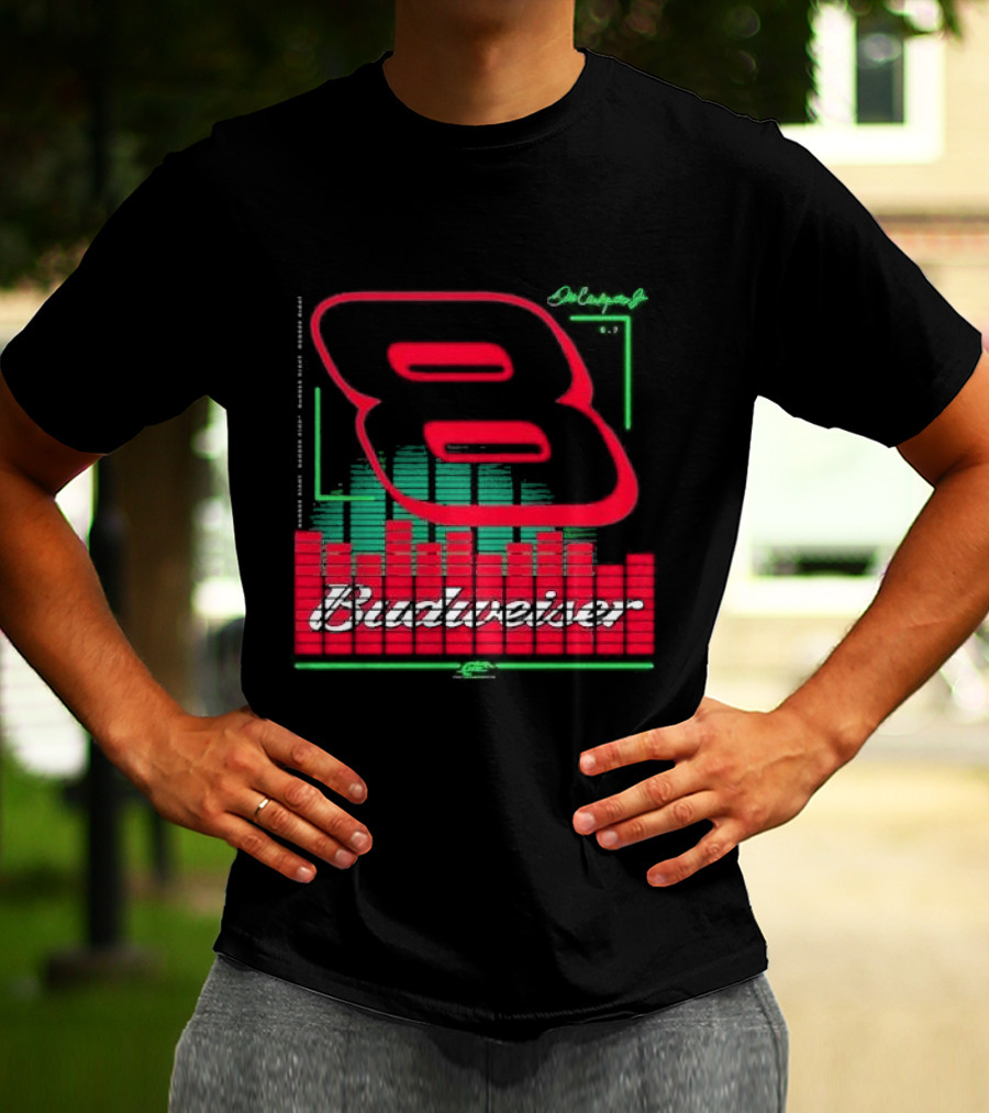 Dale Earnhardt Jr 8 Budweiser Racing Graphics T-Shirt