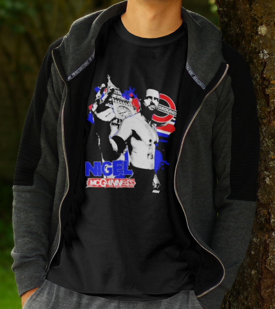 Nigel McGuinness AEW From The Underground London T-Shirt