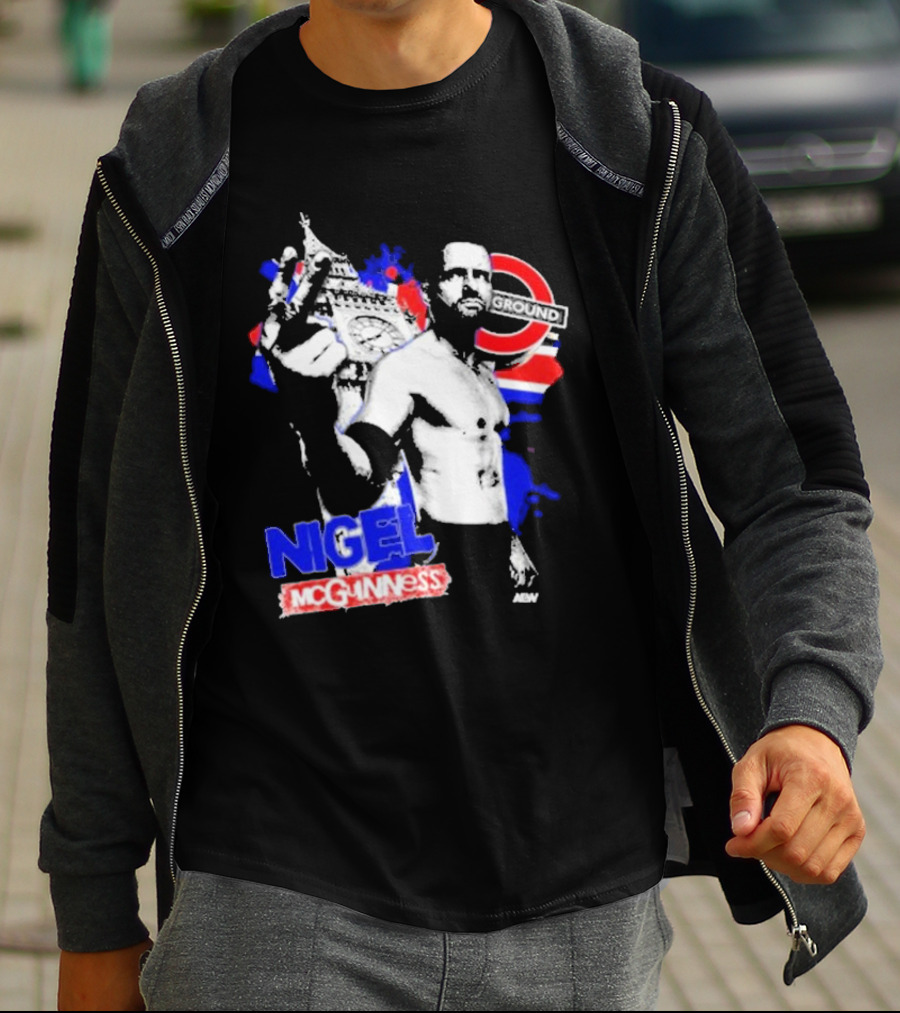 Nigel McGuinness AEW From The Underground London T-Shirt