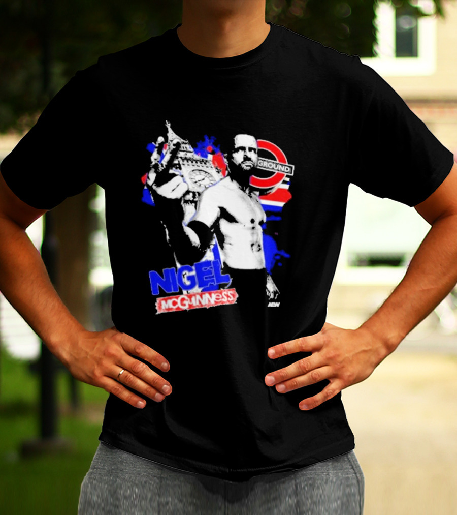 Nigel McGuinness AEW From The Underground London T-Shirt