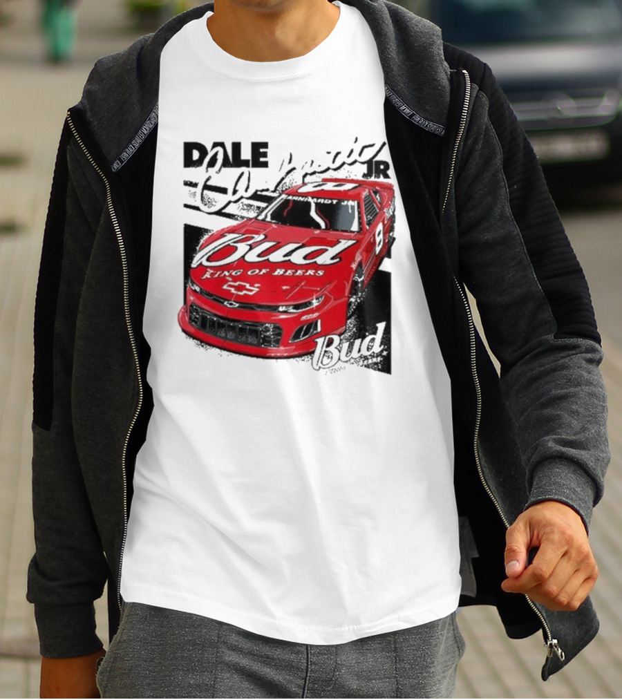 Dale Earnhardt Jr. Bud King Of Beers Chevrolet 9 Racing Car T-Shirt
