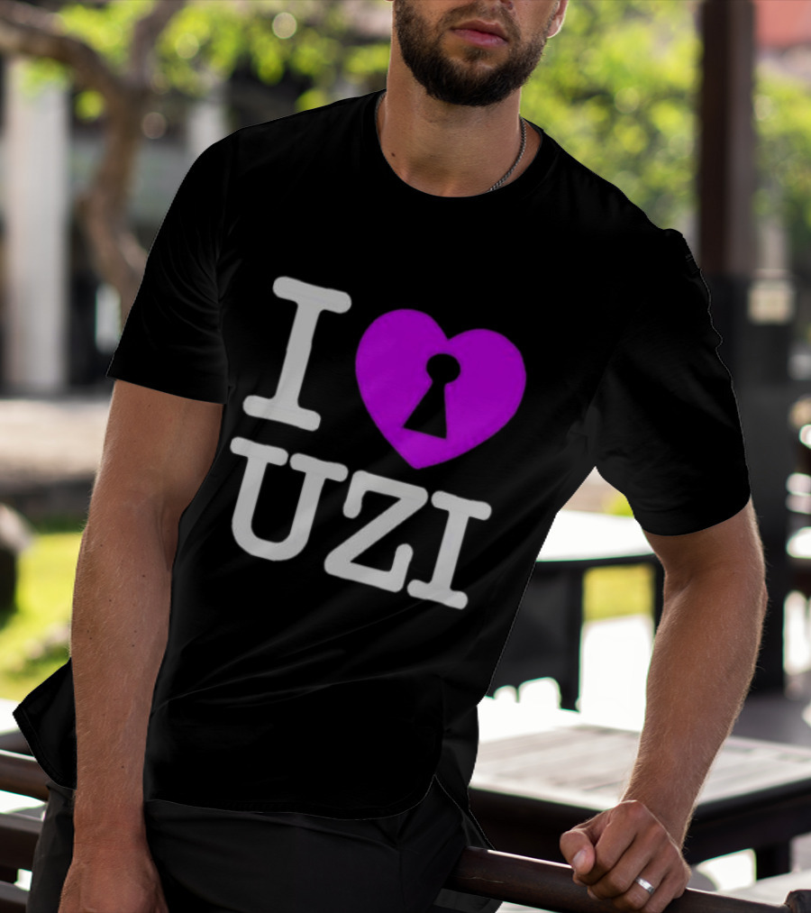 Eternal Atake 2 I Lock Heart Uzi I Love Uzi T-Shirt