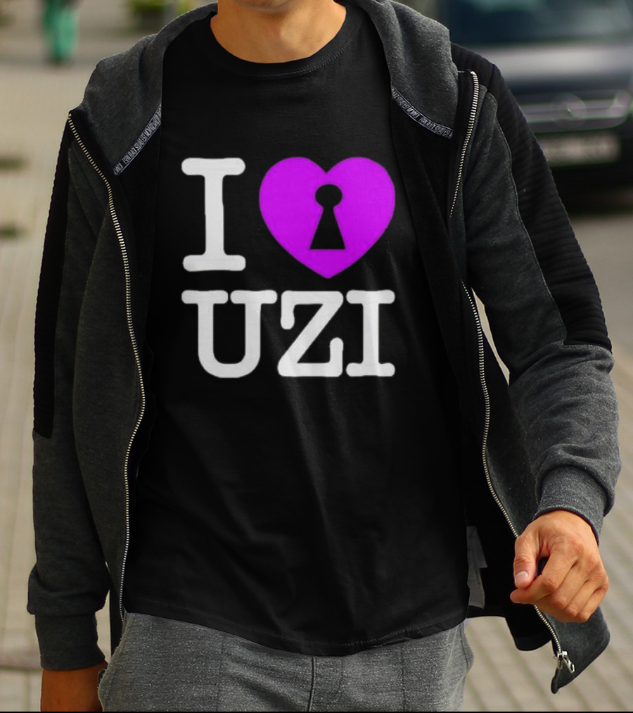Eternal Atake 2 I Lock Heart Uzi I Love Uzi T-Shirt