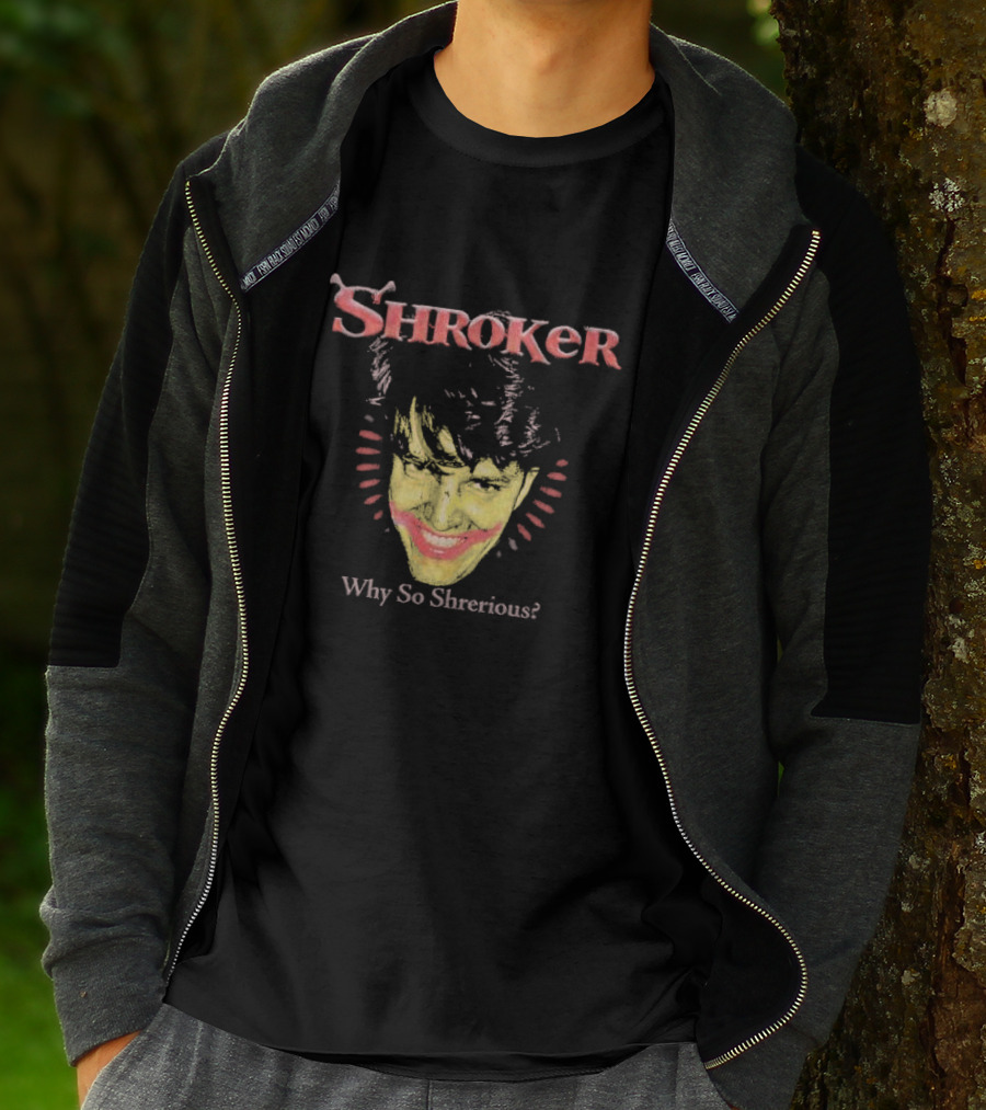 Hivemind Shroker Why So Sherious Joker Face Meme T-Shirt