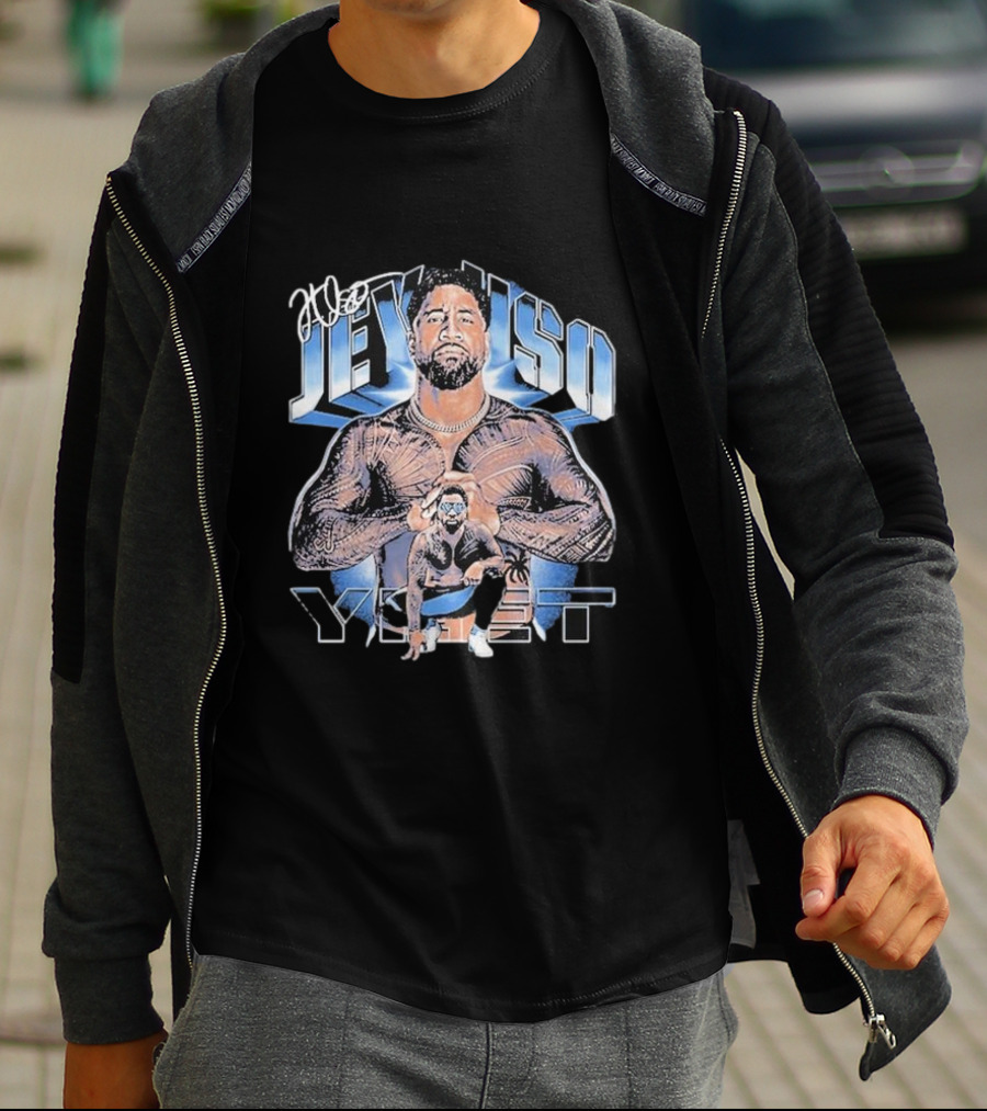 Jey Uso Vintage Superstar Yezzy 500 Level T-Shirt