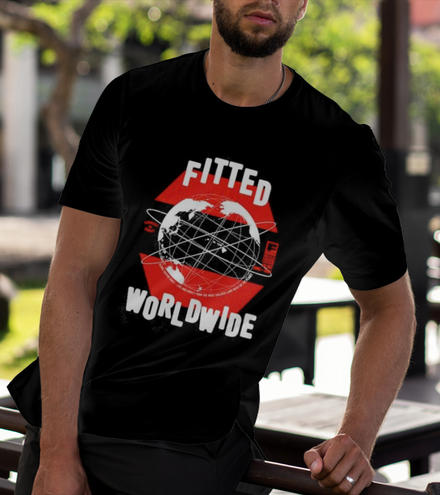 Live And Direct Fitted Worldwide Global Network T-Shirt