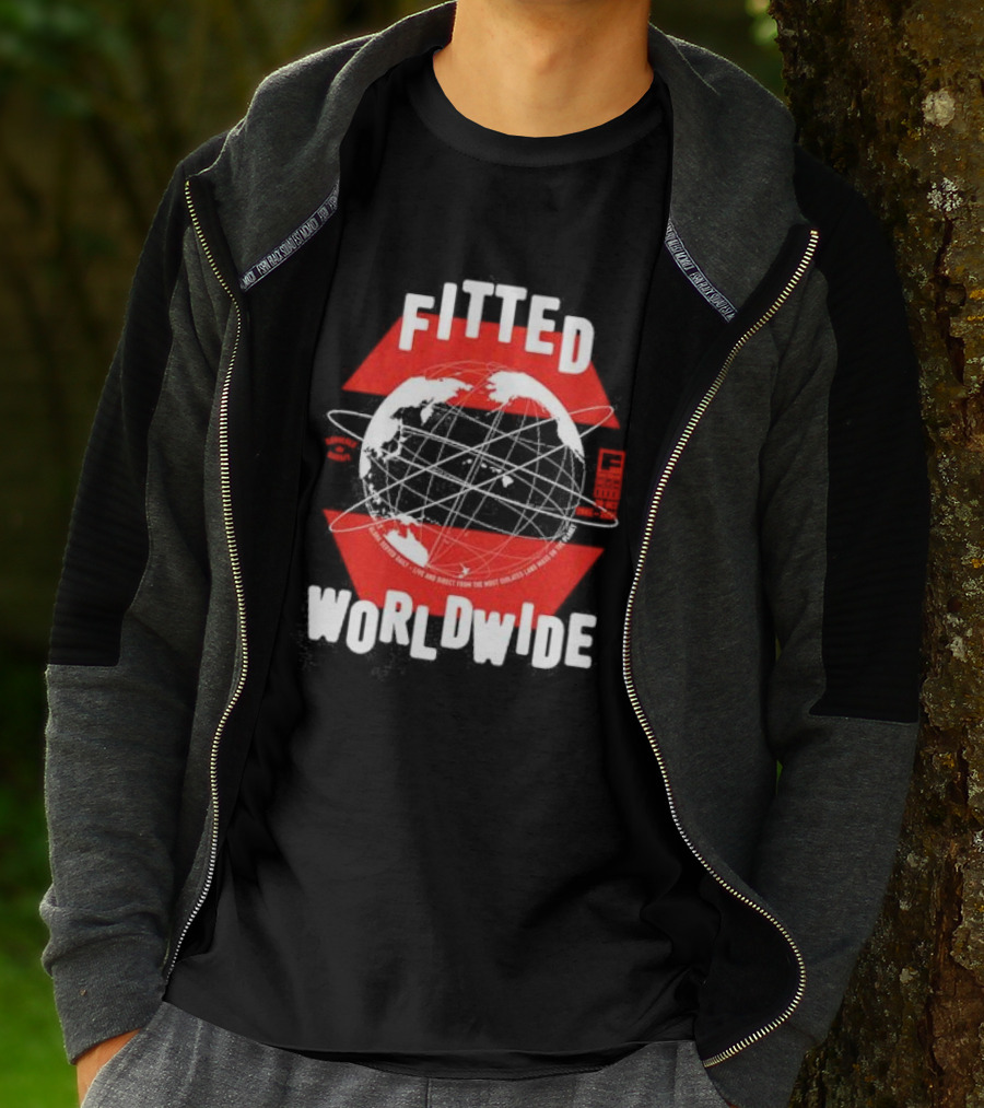Live And Direct Fitted Worldwide Global Network T-Shirt