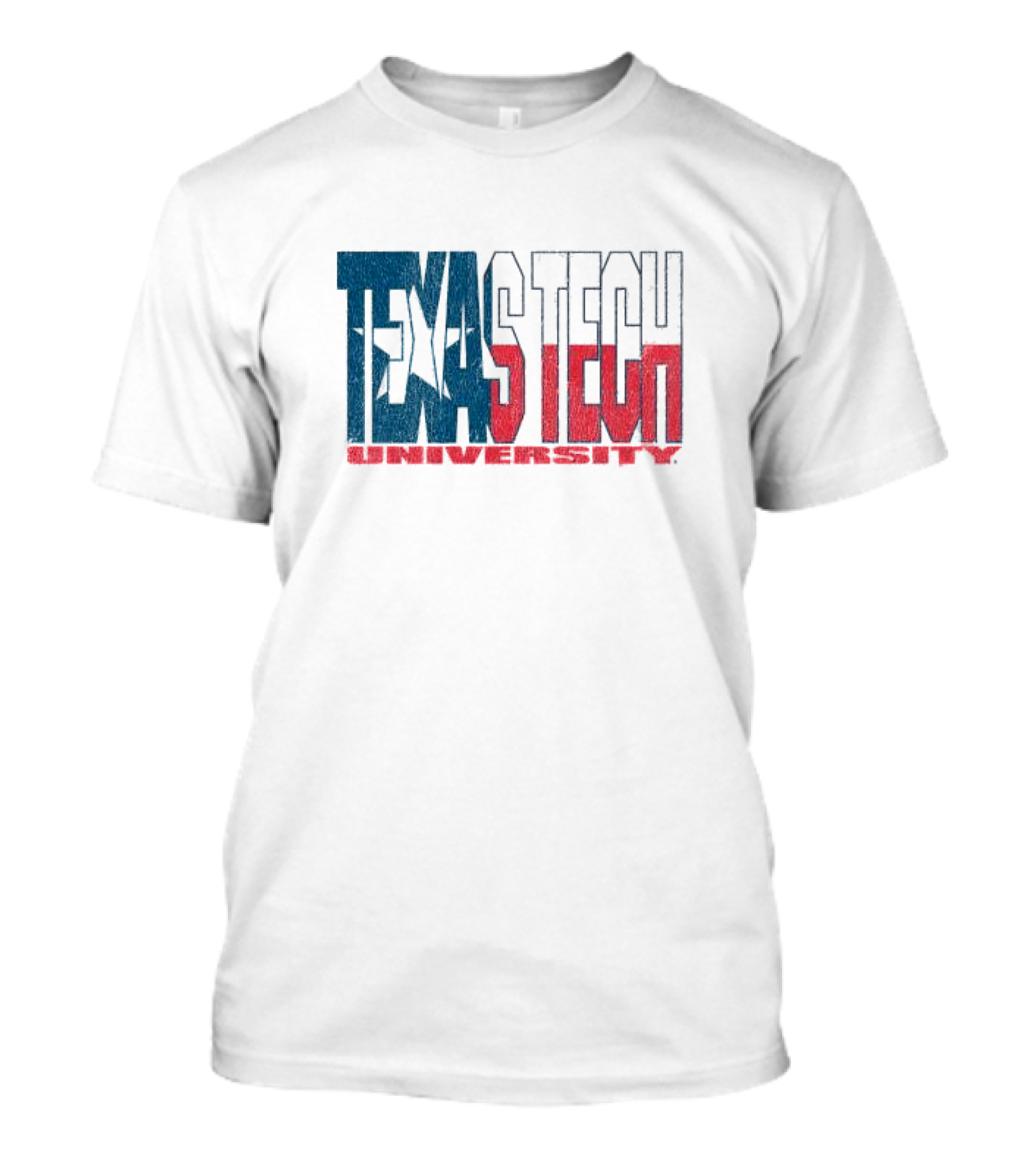 Texas Tech University Texas Flag Colors T-Shirt