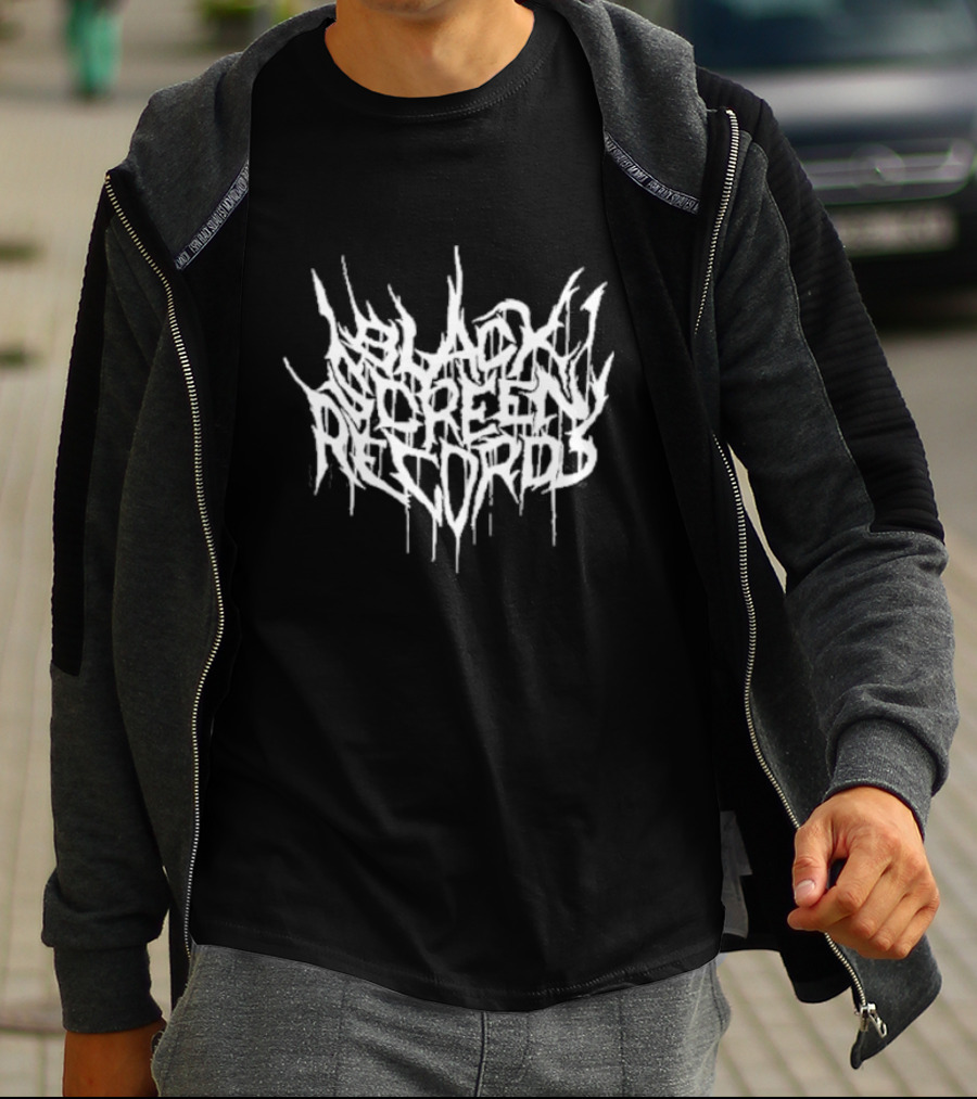 Black Screen Records BSR Black Metal T-Shirt