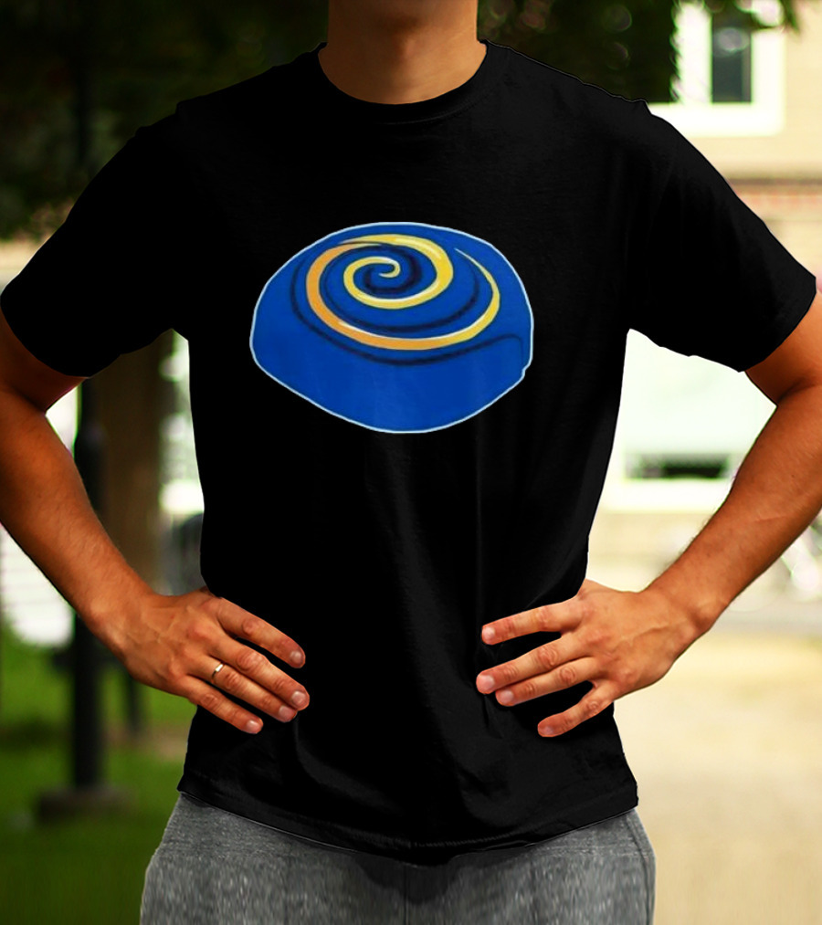 Cursed Cinnamon Roll Spiral Swirl T-Shirt