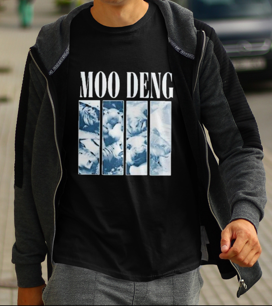 Moo Deng Blues Bootleg Pygmy Hippo T-Shirt