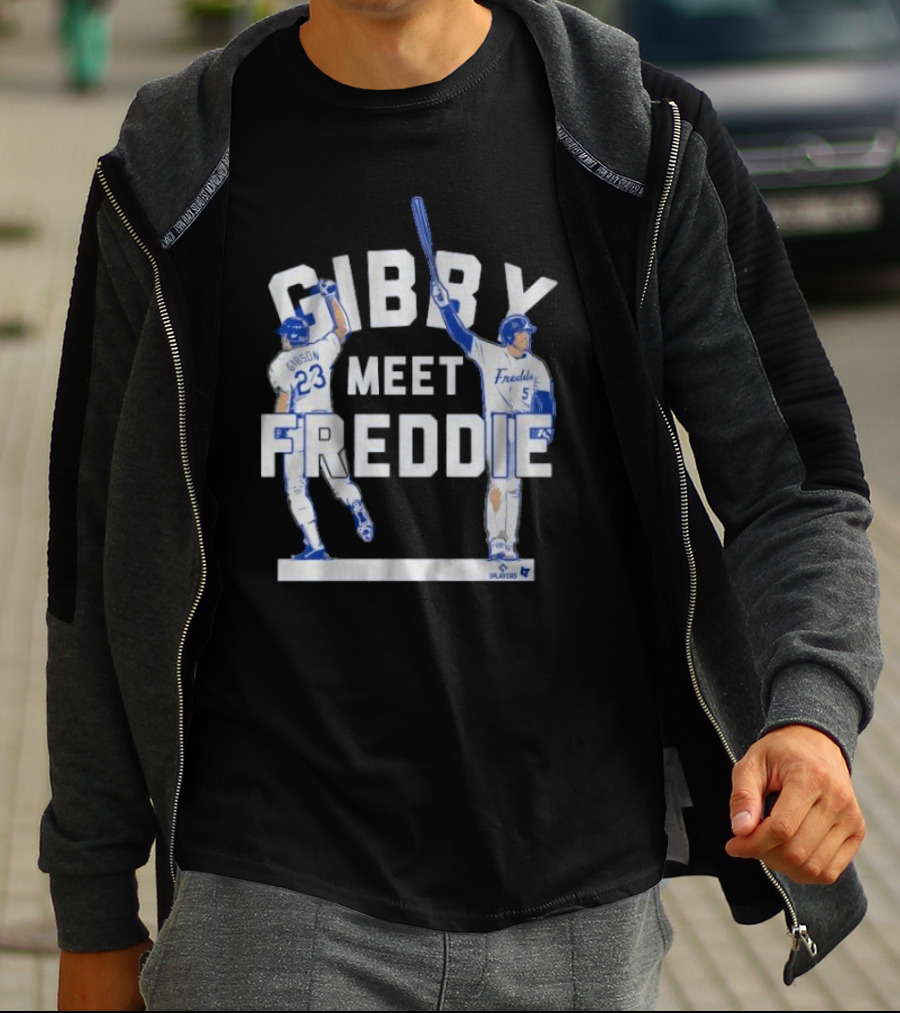 Gibby Meet Freddie Kirk Gibson Freddie Freeman Players T-Shirt