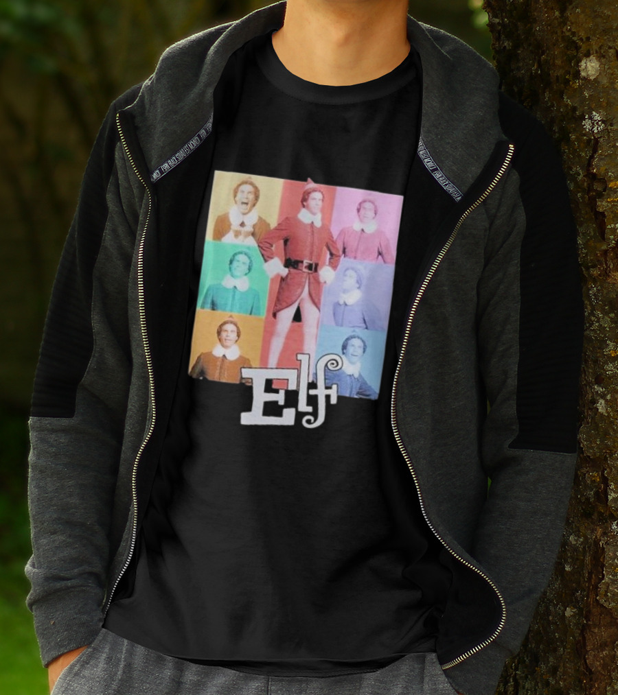Elf Colorful Pop Art Collage T-Shirt