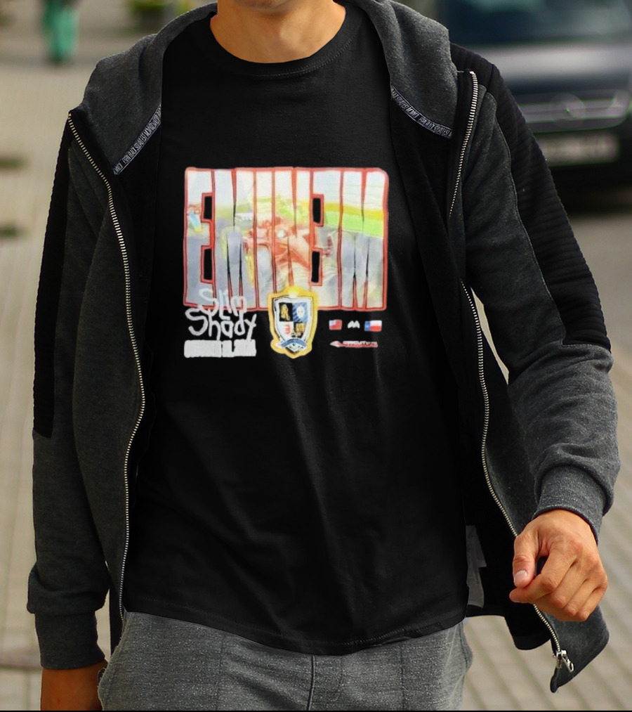 EMINEM Slim Shady Circuit Of The Americas F1 Racing Shield T-Shirt