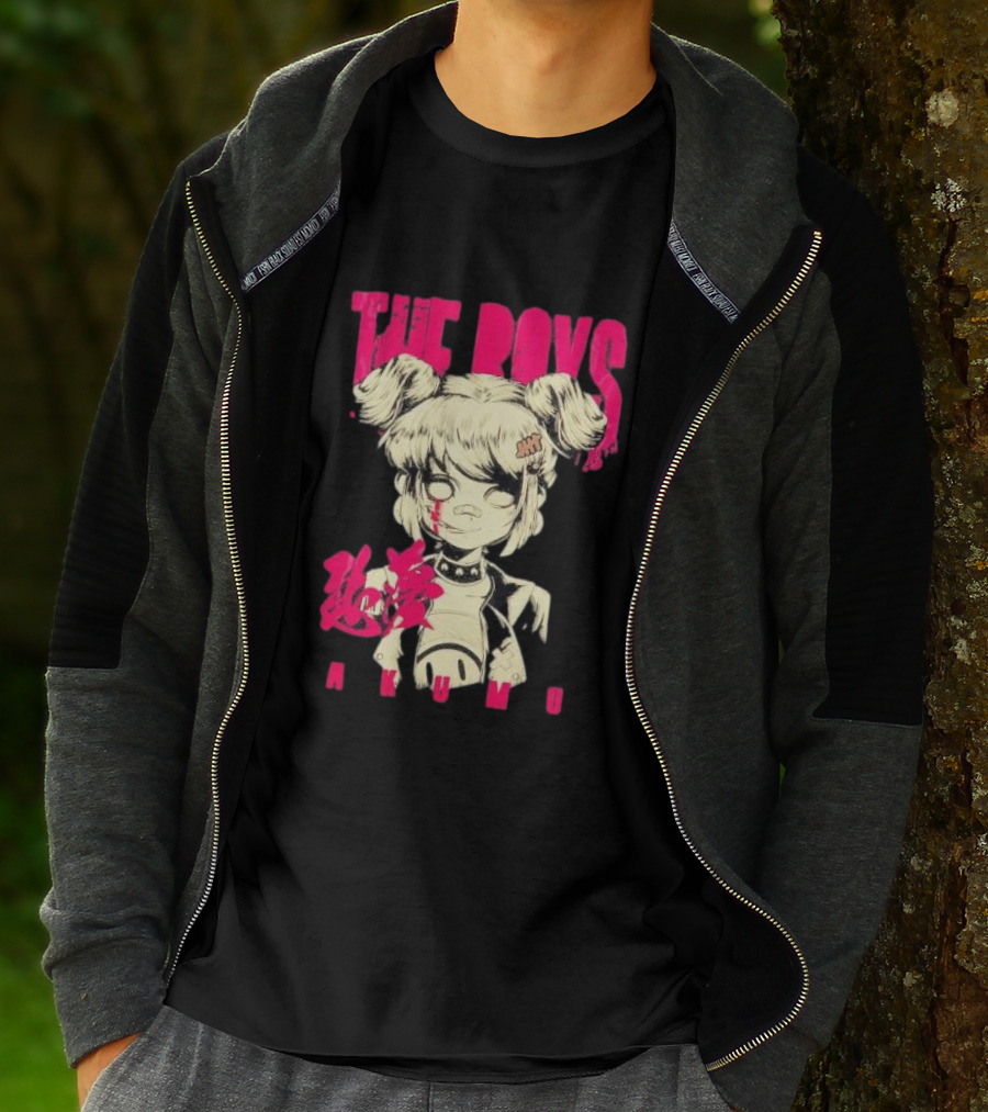 The Boys Akumu Glow In The Dark Em-J Manga Style Girl T-Shirt