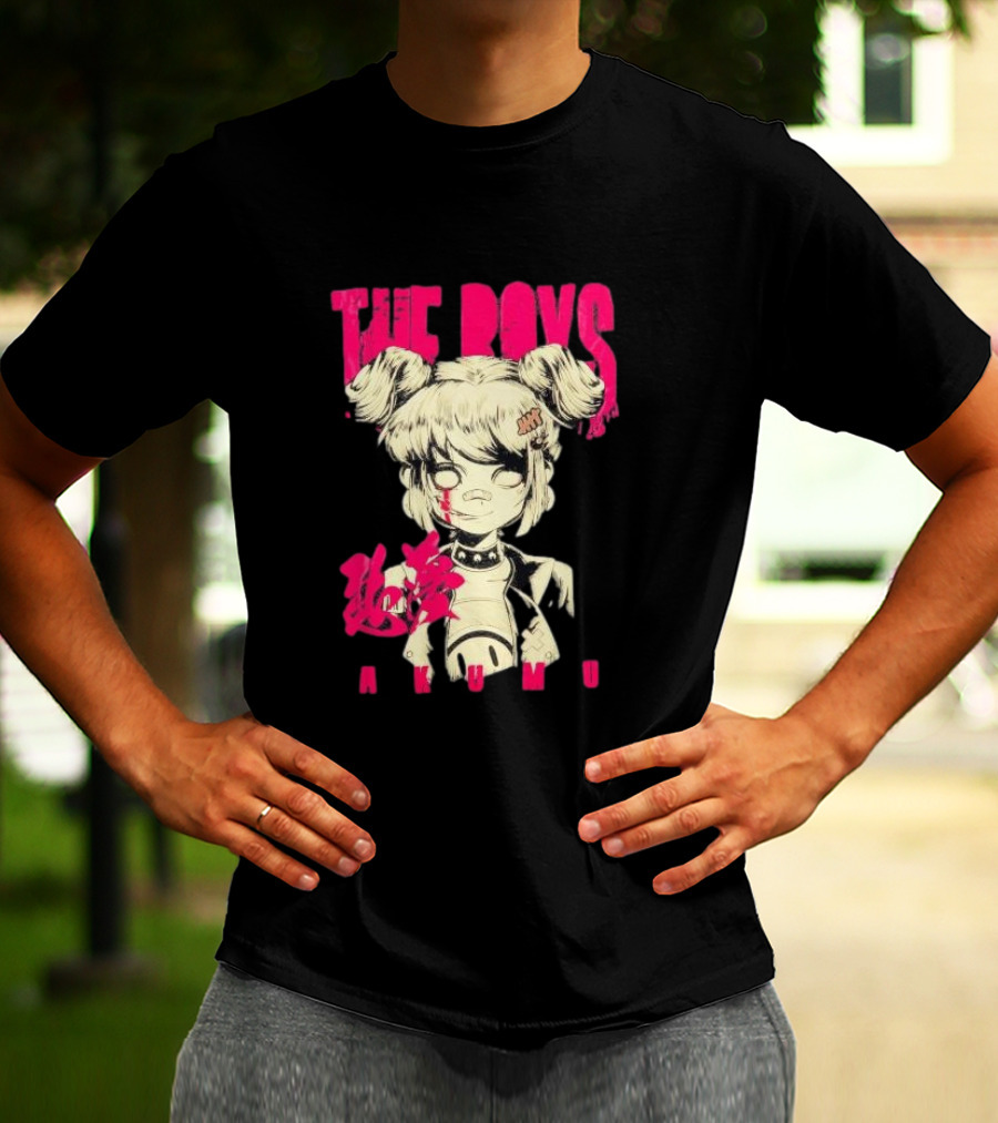The Boys Akumu Glow In The Dark Em-J Manga Style Girl T-Shirt