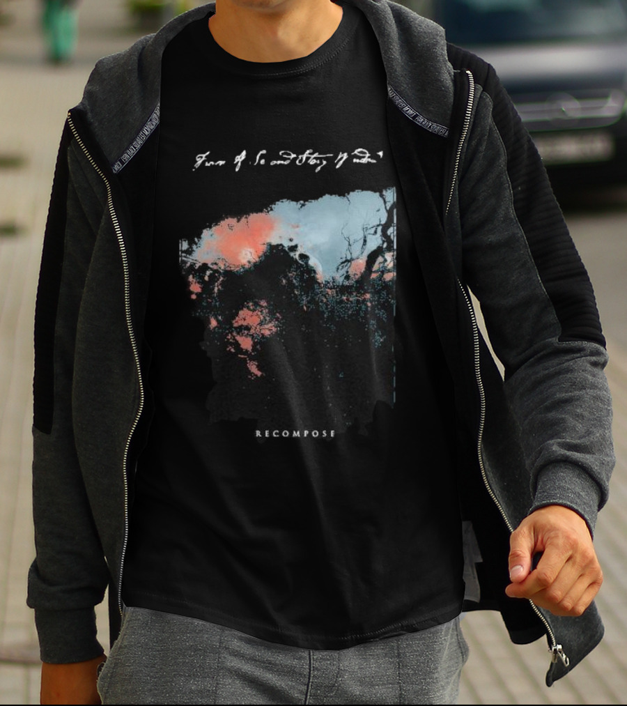 From A Second Story Window Recompose Abstract Landscape T-Shirt