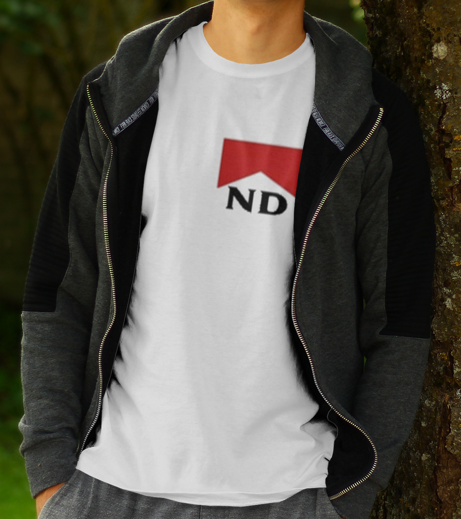 Nicotine Dolls ND Red Marlboro Style Badge T-Shirt