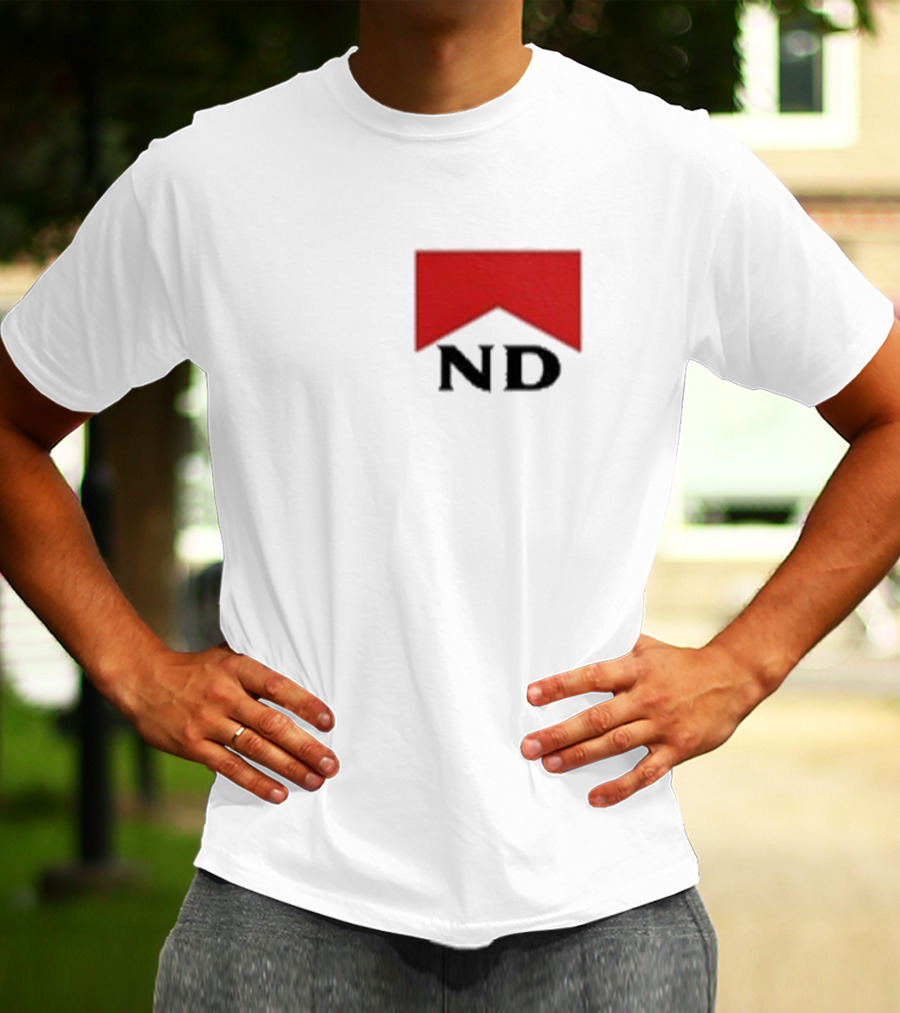 Nicotine Dolls ND Red Marlboro Style Badge T-Shirt