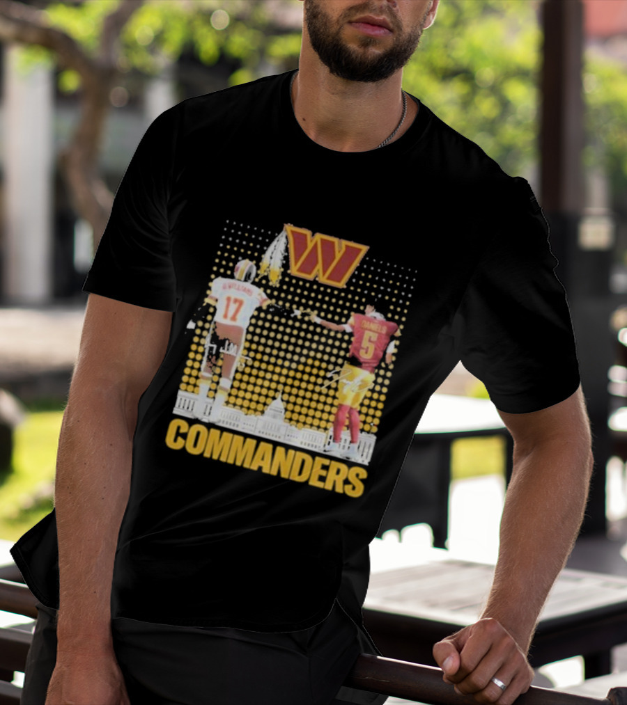 Williams Daniels Commanders Washington Football Legacy T-Shirt