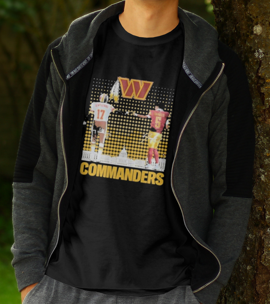 Williams Daniels Commanders Washington Football Legacy T-Shirt