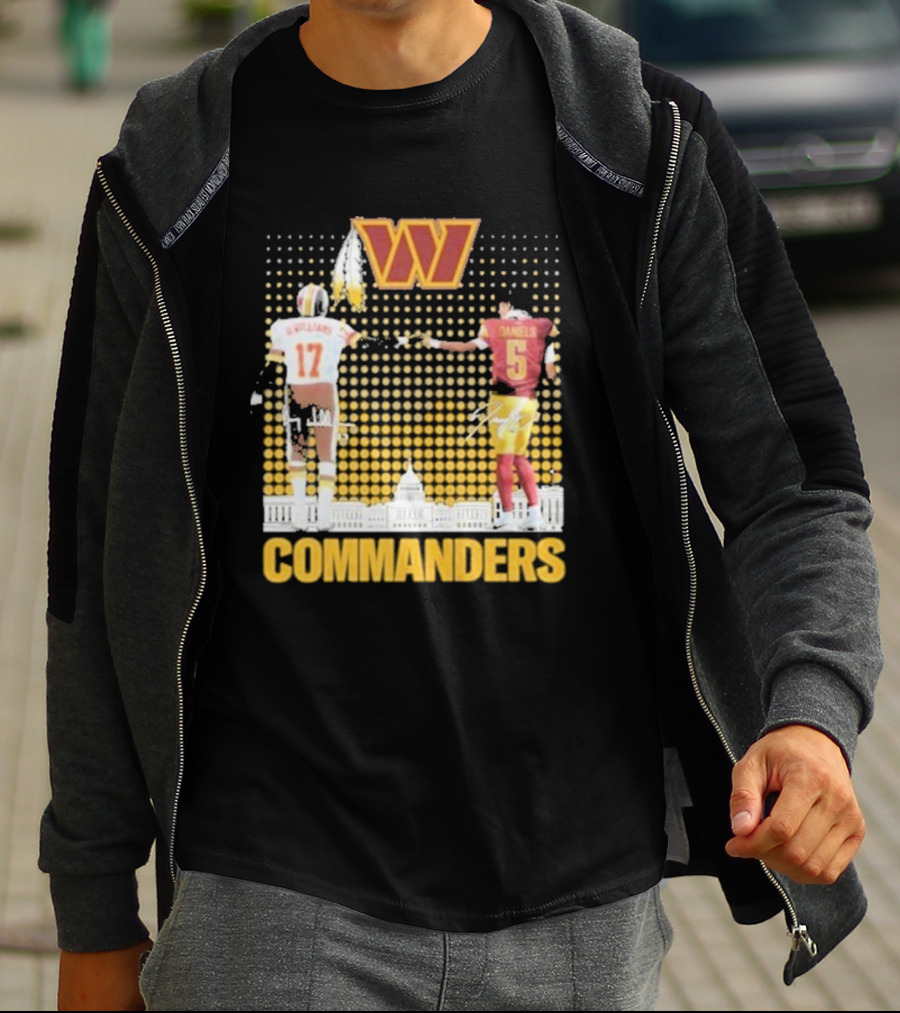 Williams Daniels Commanders Washington Football Legacy T-Shirt