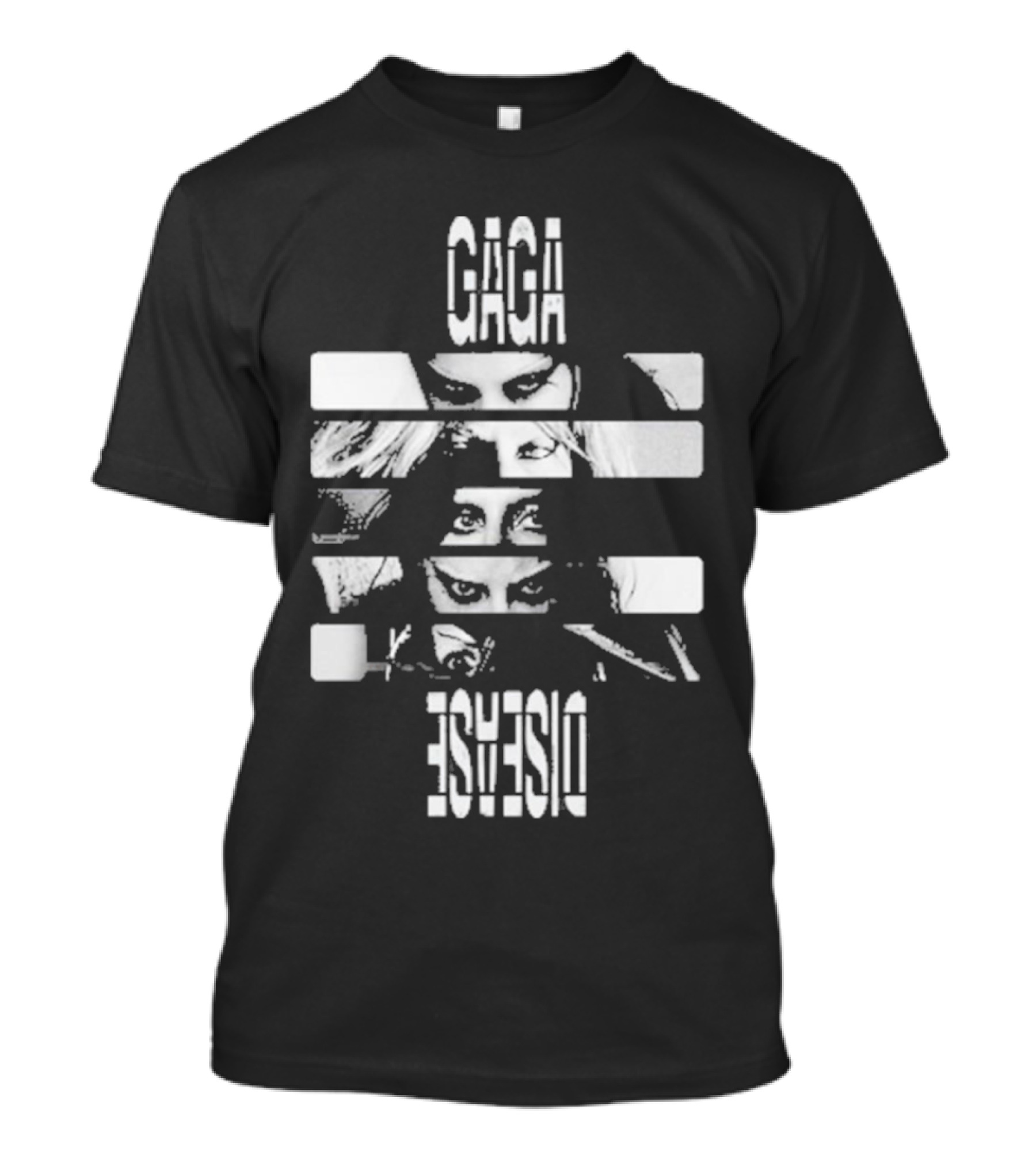 Gaga Disease Monochrome Eyes T-Shirt