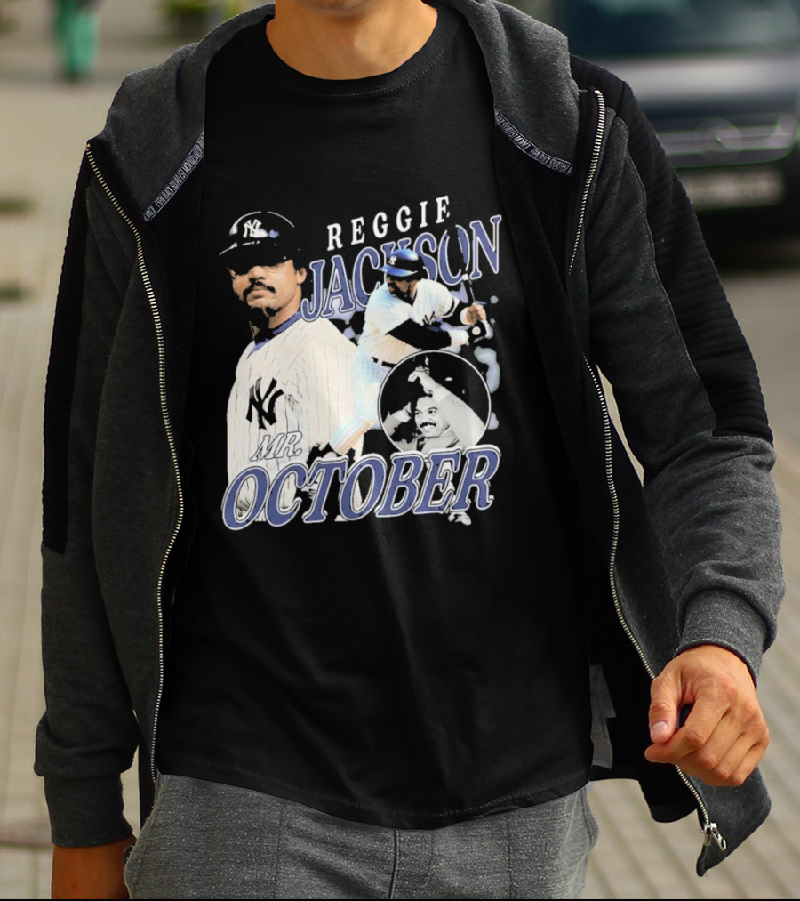 Reggie Jackson Mr October Yankees Legend T-Shirt
