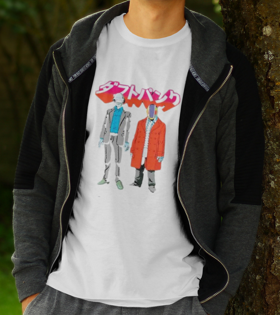 Daft Punk Anime Style Characters T-Shirt