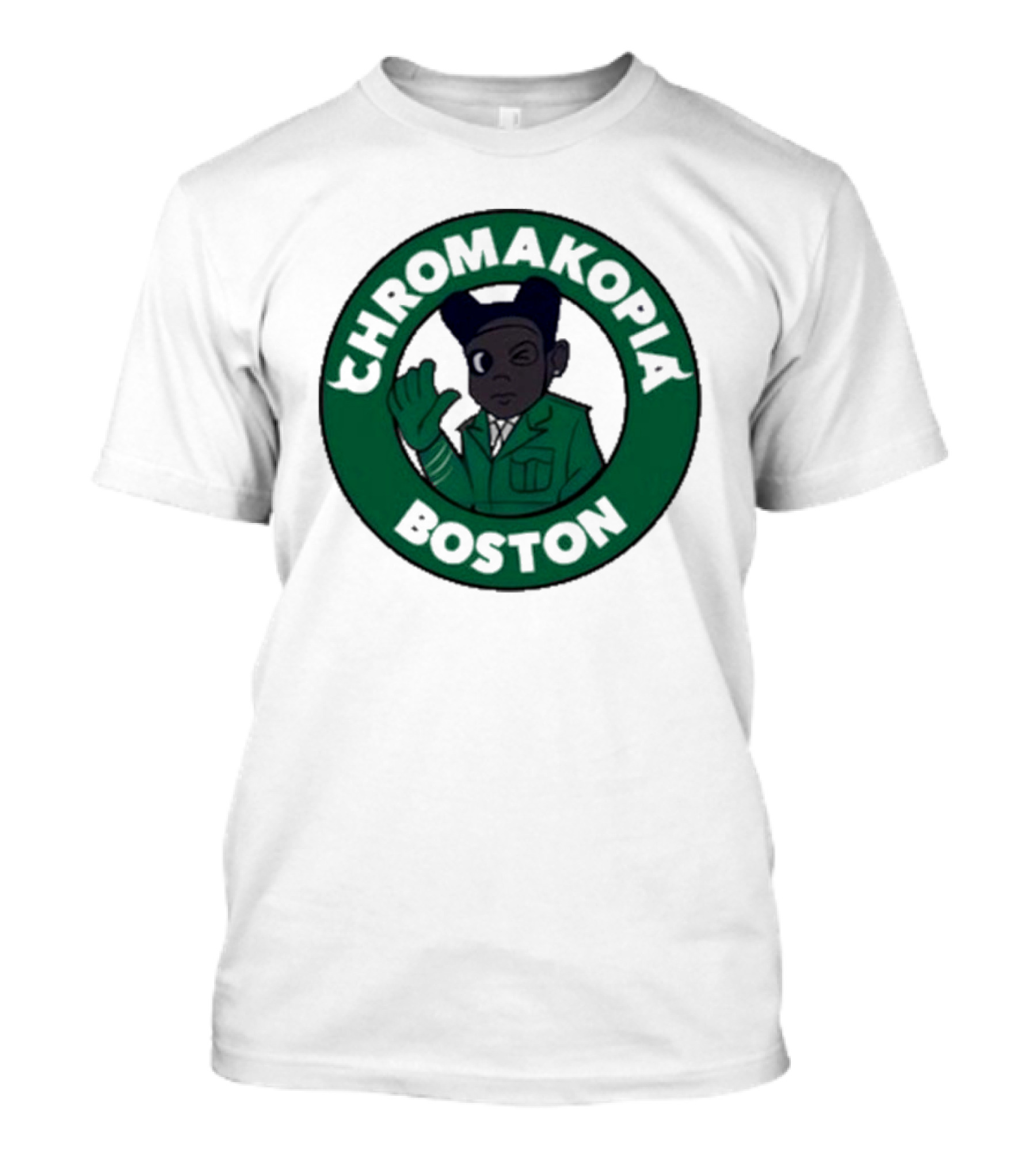 Chromakopia Boston Green Circle Character T-Shirt