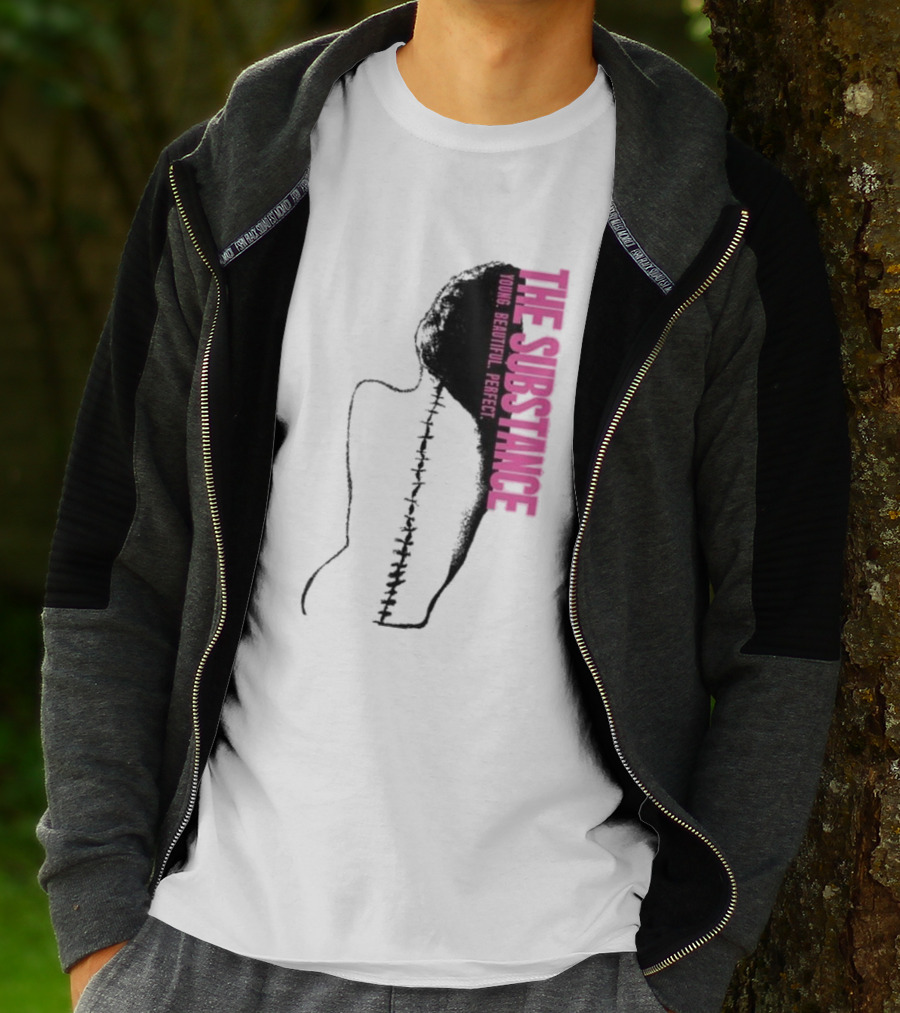 THE SUBSTANCE Young Beautiful Perfect Spine T-Shirt