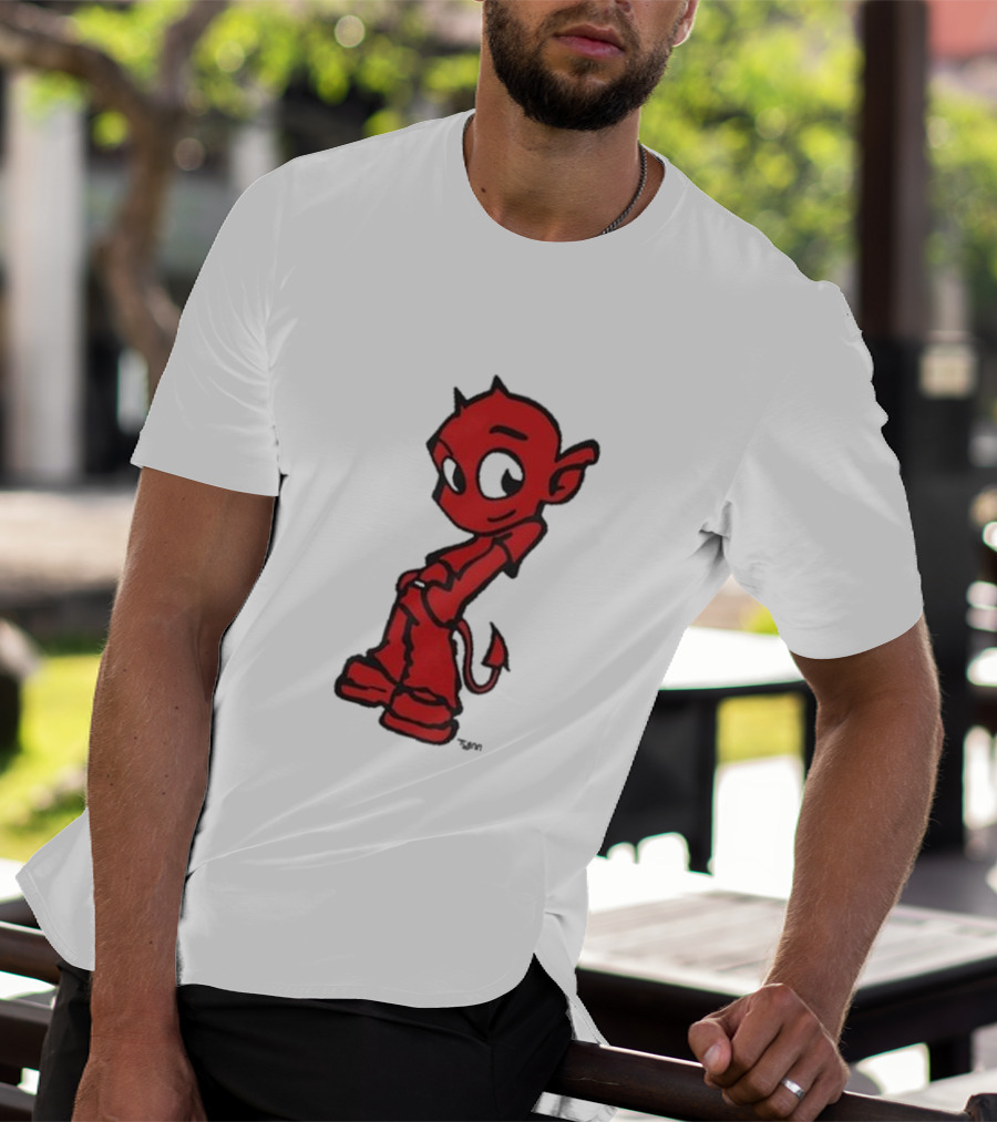 Toro Y Moi Tym Devil Red Cartoon Character T-Shirt