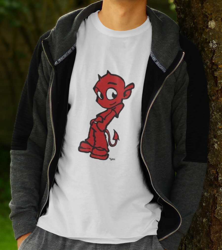 Toro Y Moi Tym Devil Red Cartoon Character T-Shirt