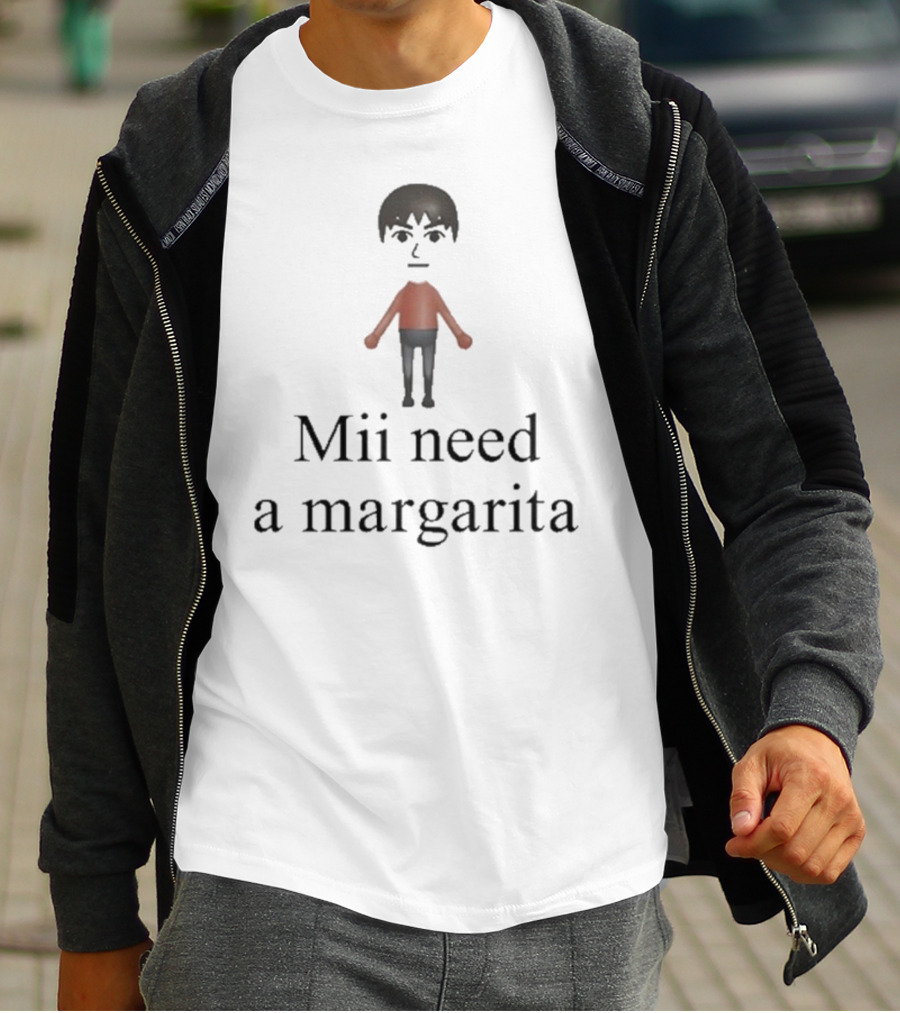 Unethical Threads Mii Character Craves A Margarita T-Shirt