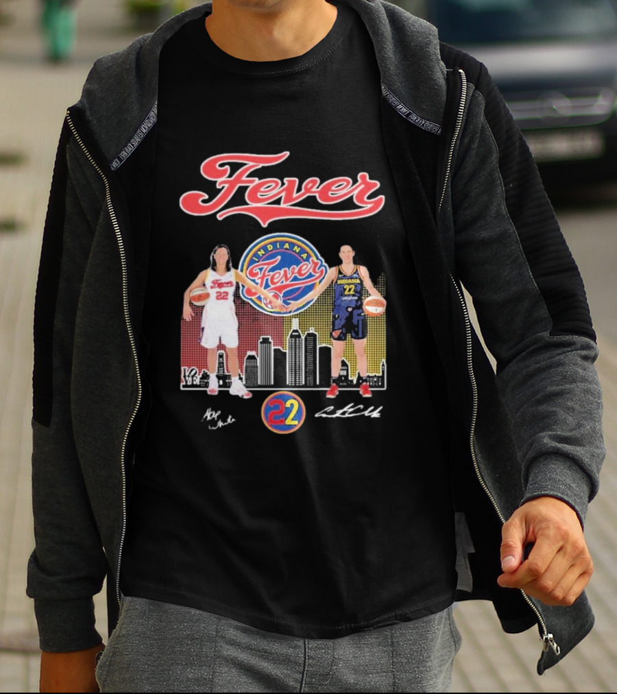 Indiana Fever Legends 22 Stephanie White Caitlin Clark T-Shirt
