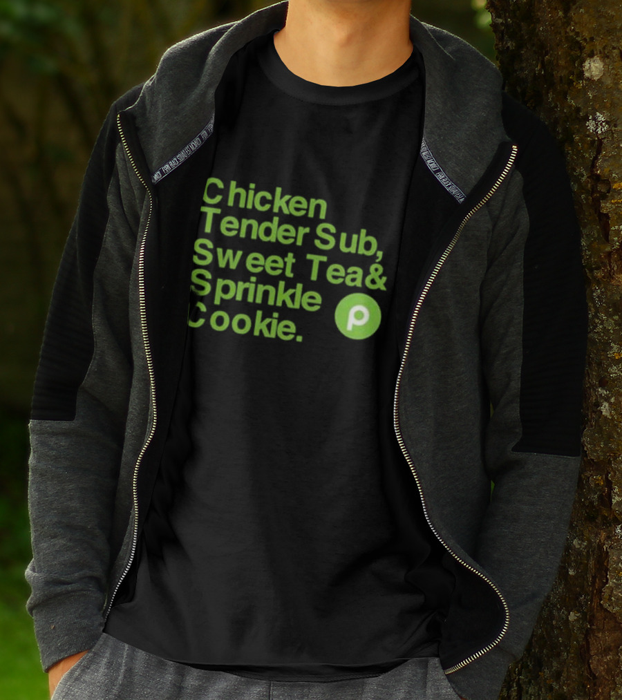 Chicken Tender Sub Sweet Tea Sprinkle Cookie Publix T-Shirt