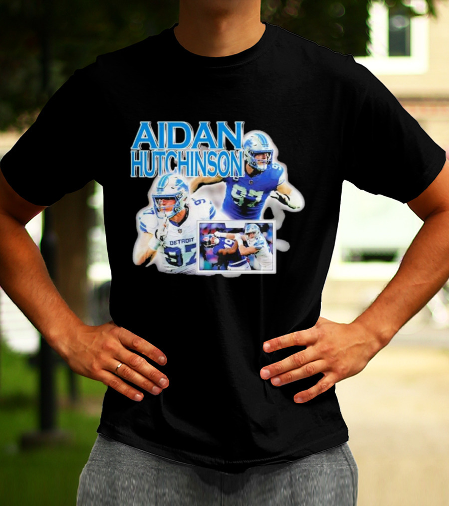 Aidan Hutchinson Detroit Football Highlights T-Shirt
