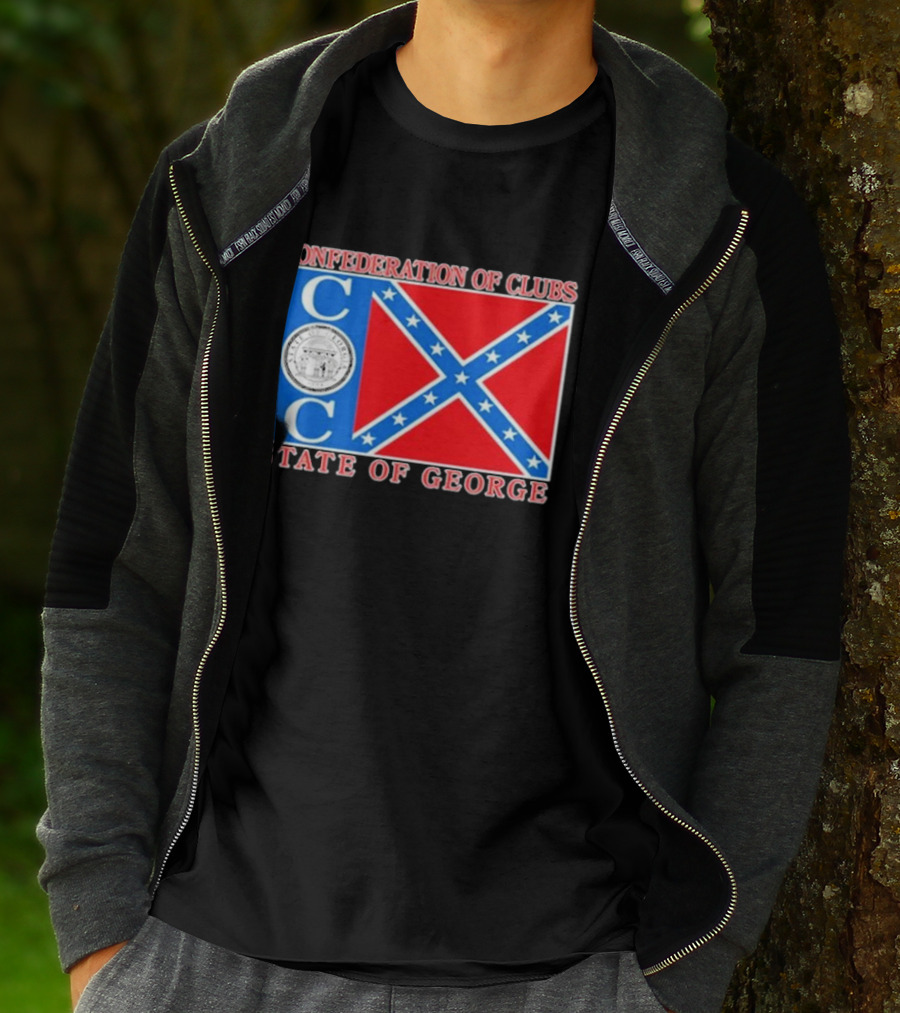 The Good Liars Confederation Of Clubs COC State Of Georgia Flag T-Shirt