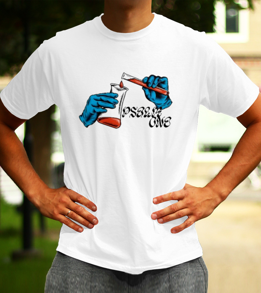 Psalm One Science Of Psalm Beaker And Test Tube T-Shirt