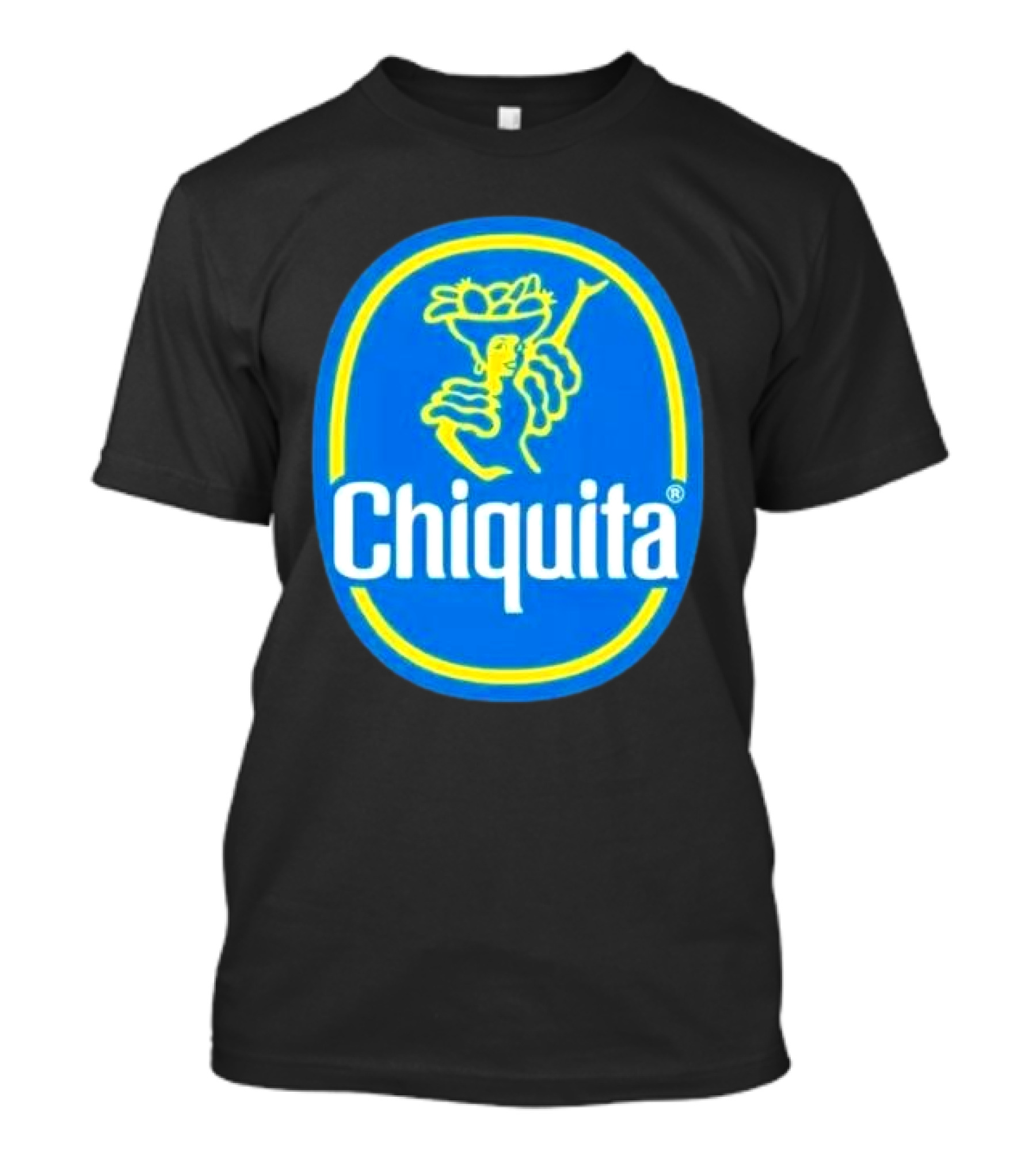 Chiquita Bananas Logo Iconic Blue And Yellow Emblem T-Shirt
