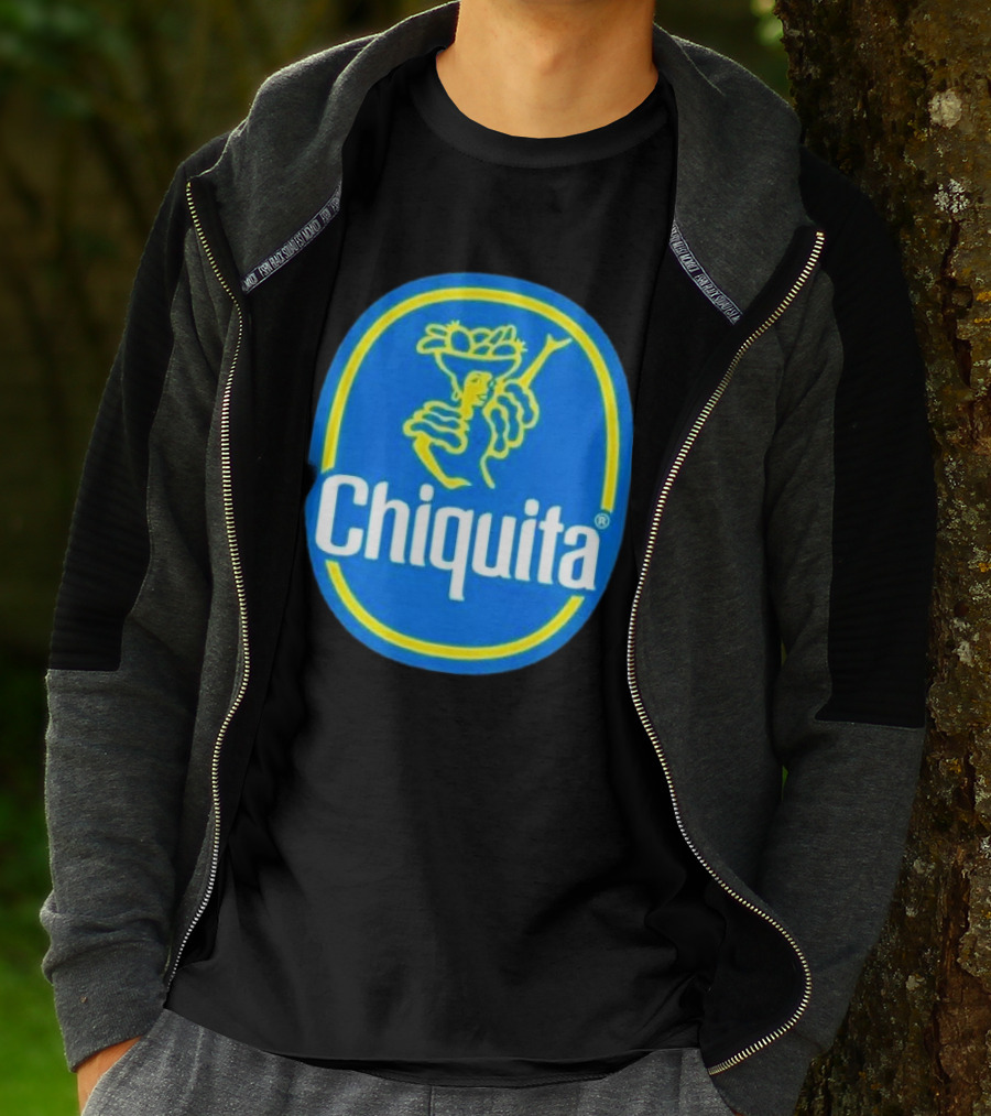 Chiquita Bananas Logo Iconic Blue And Yellow Emblem T-Shirt
