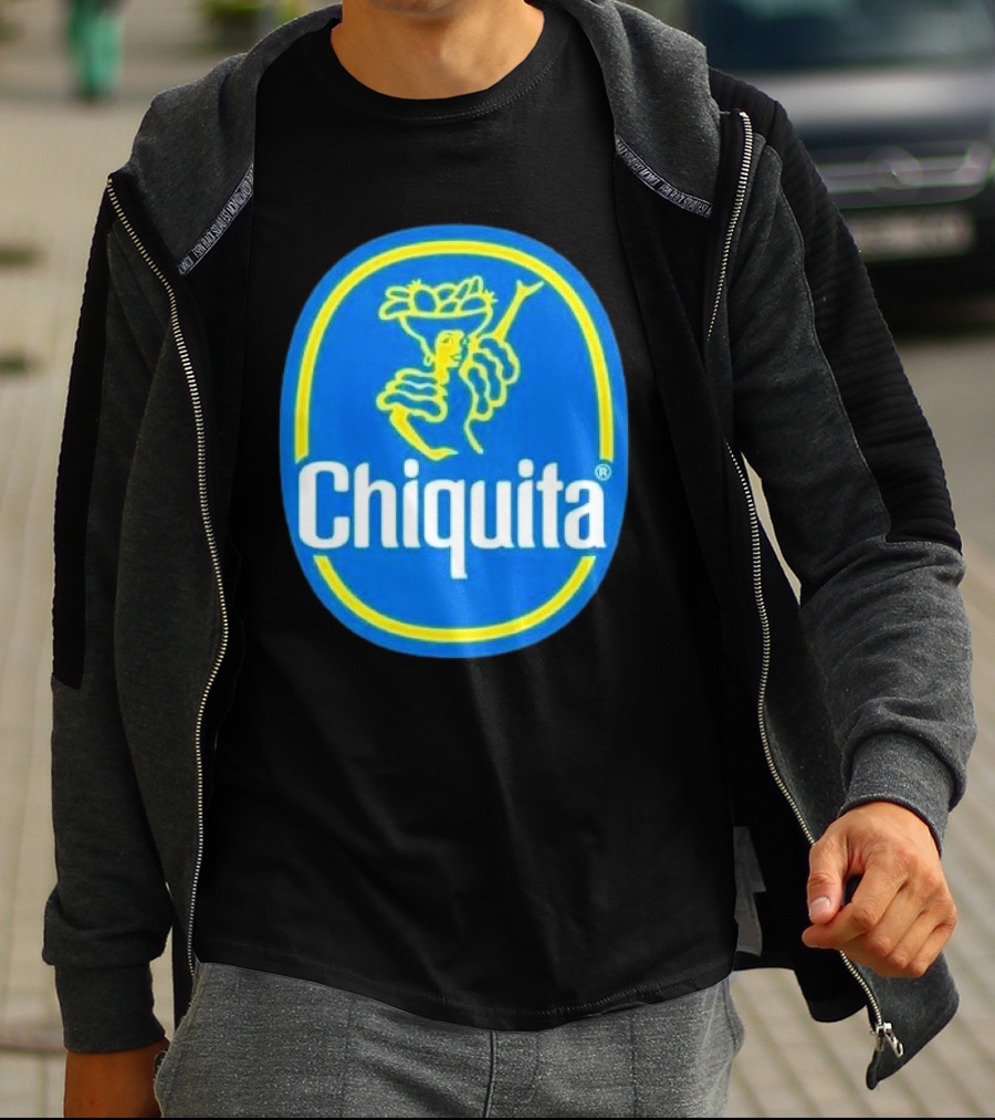 Chiquita Bananas Logo Iconic Blue And Yellow Emblem T-Shirt