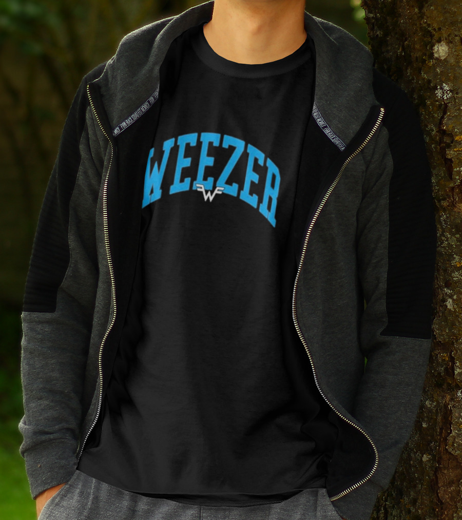 Weezer Collegiate Style With W T-Shirt