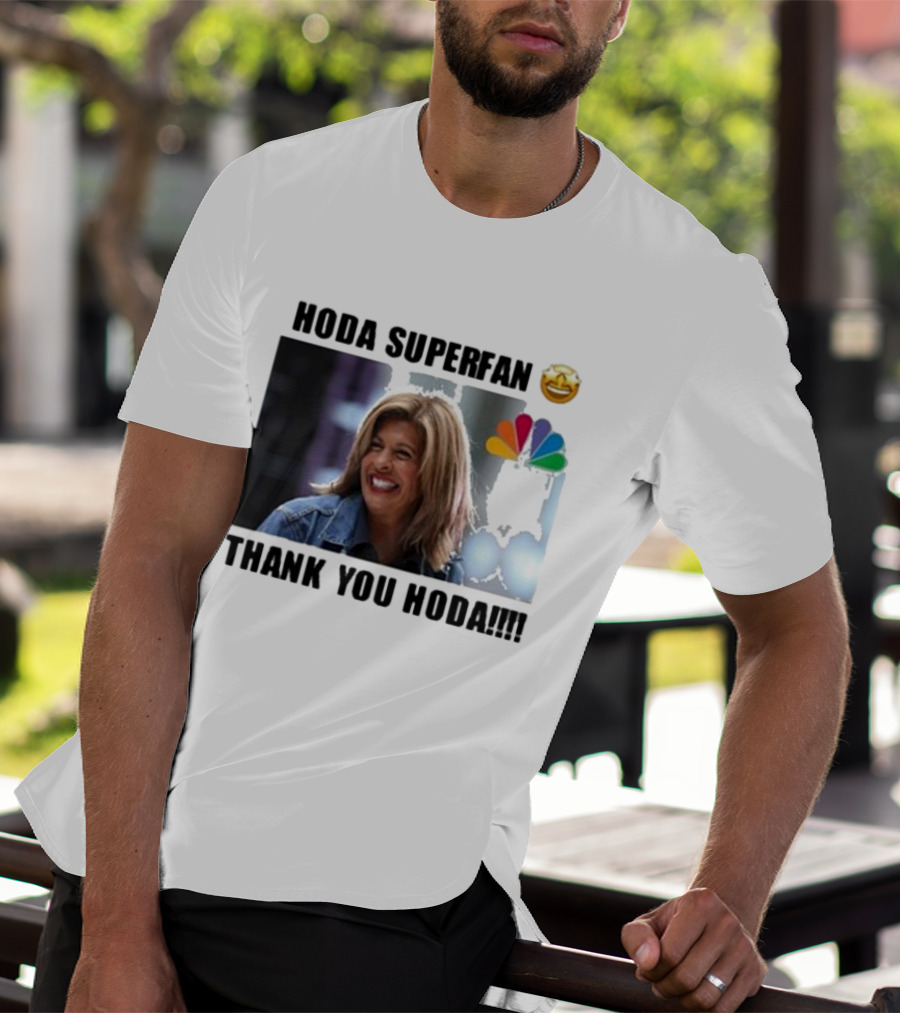 Hoda Superfan Thank You Hoda NBC Smiley Face T-Shirt