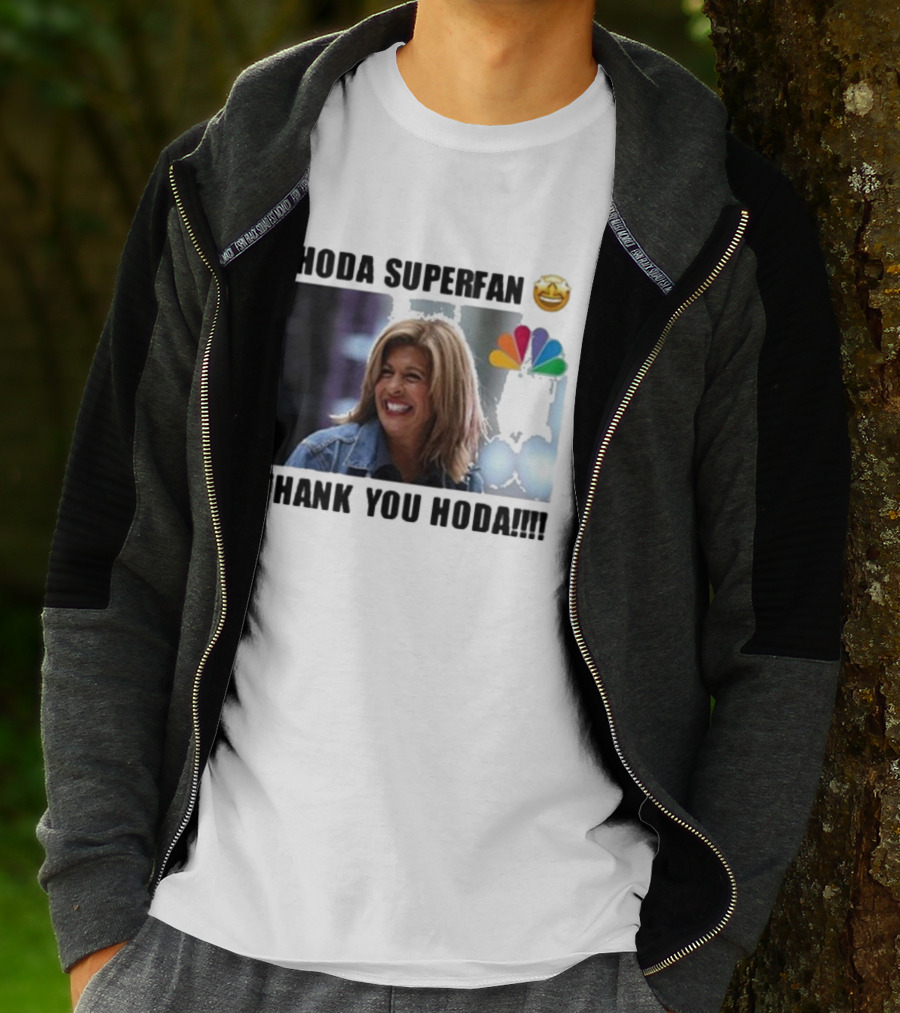 Hoda Superfan Thank You Hoda NBC Smiley Face T-Shirt
