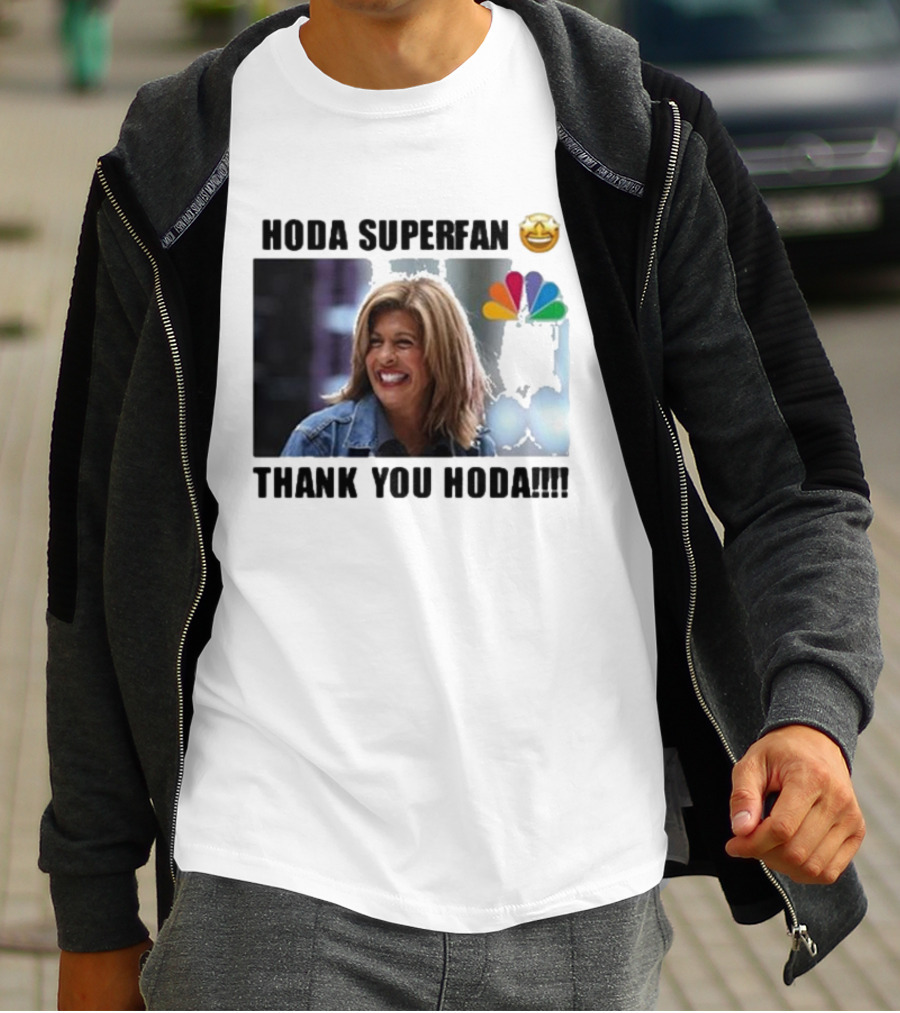 Hoda Superfan Thank You Hoda NBC Smiley Face T-Shirt