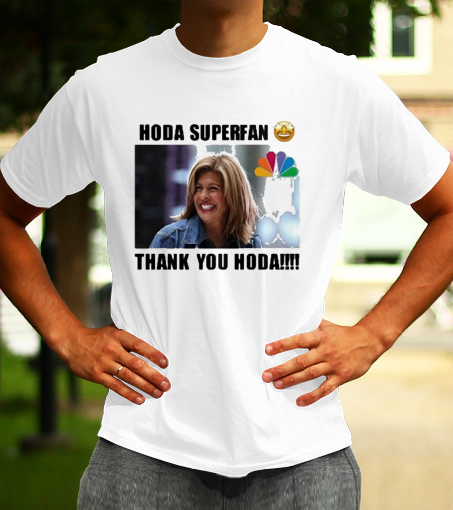 Hoda Superfan Thank You Hoda NBC Smiley Face T-Shirt