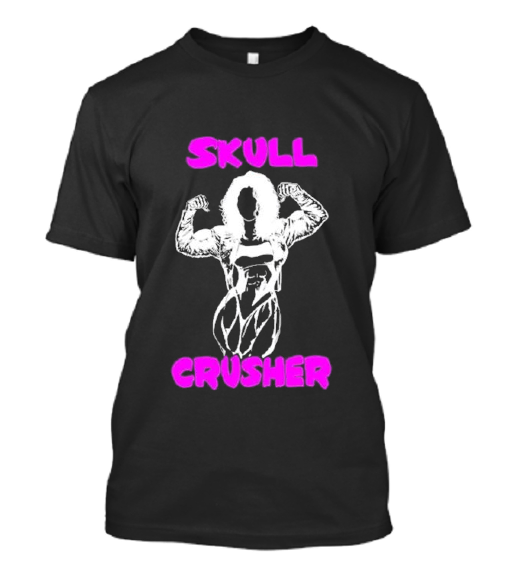 Skull Crusher Bodybuilder Flexing T-Shirt