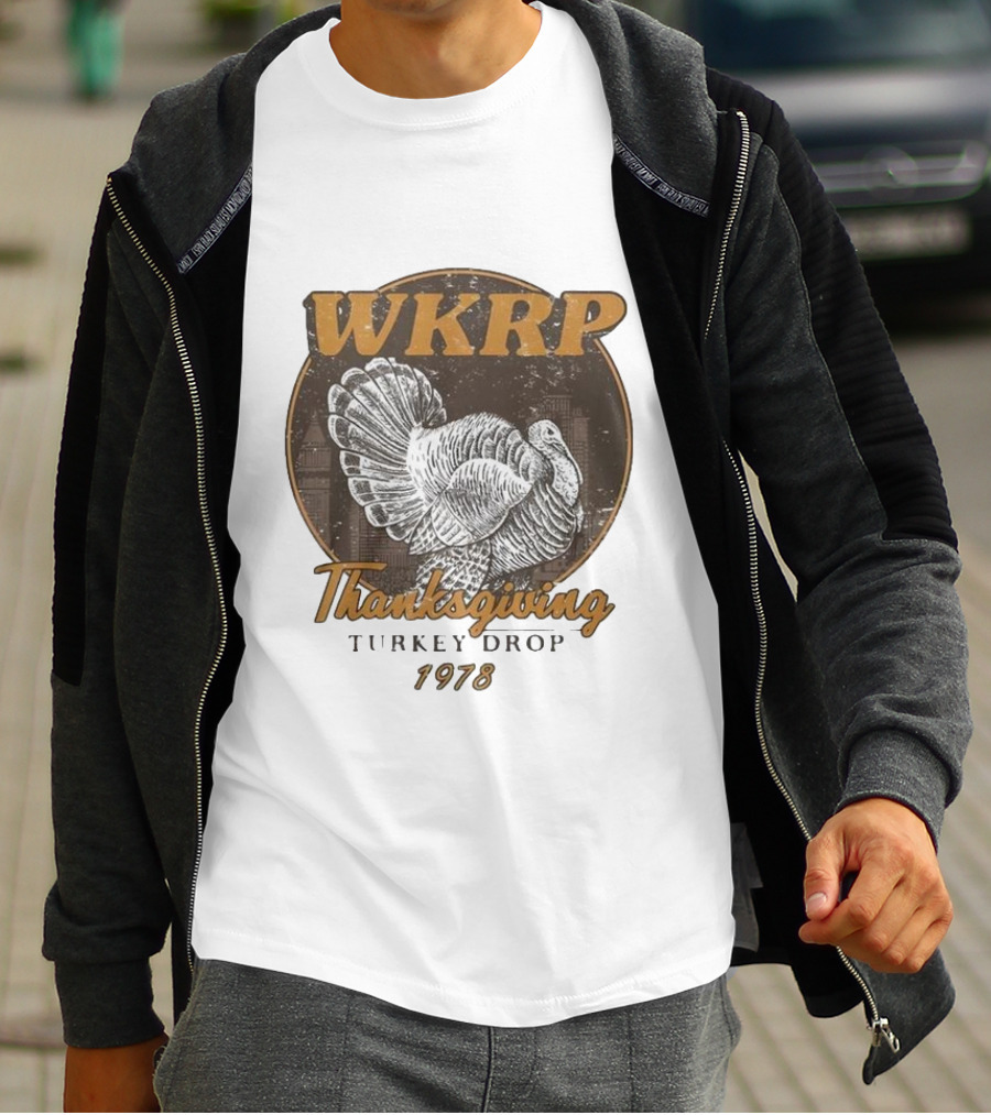 WKRP Thanksgiving Turkey Drop 1978 T-Shirt